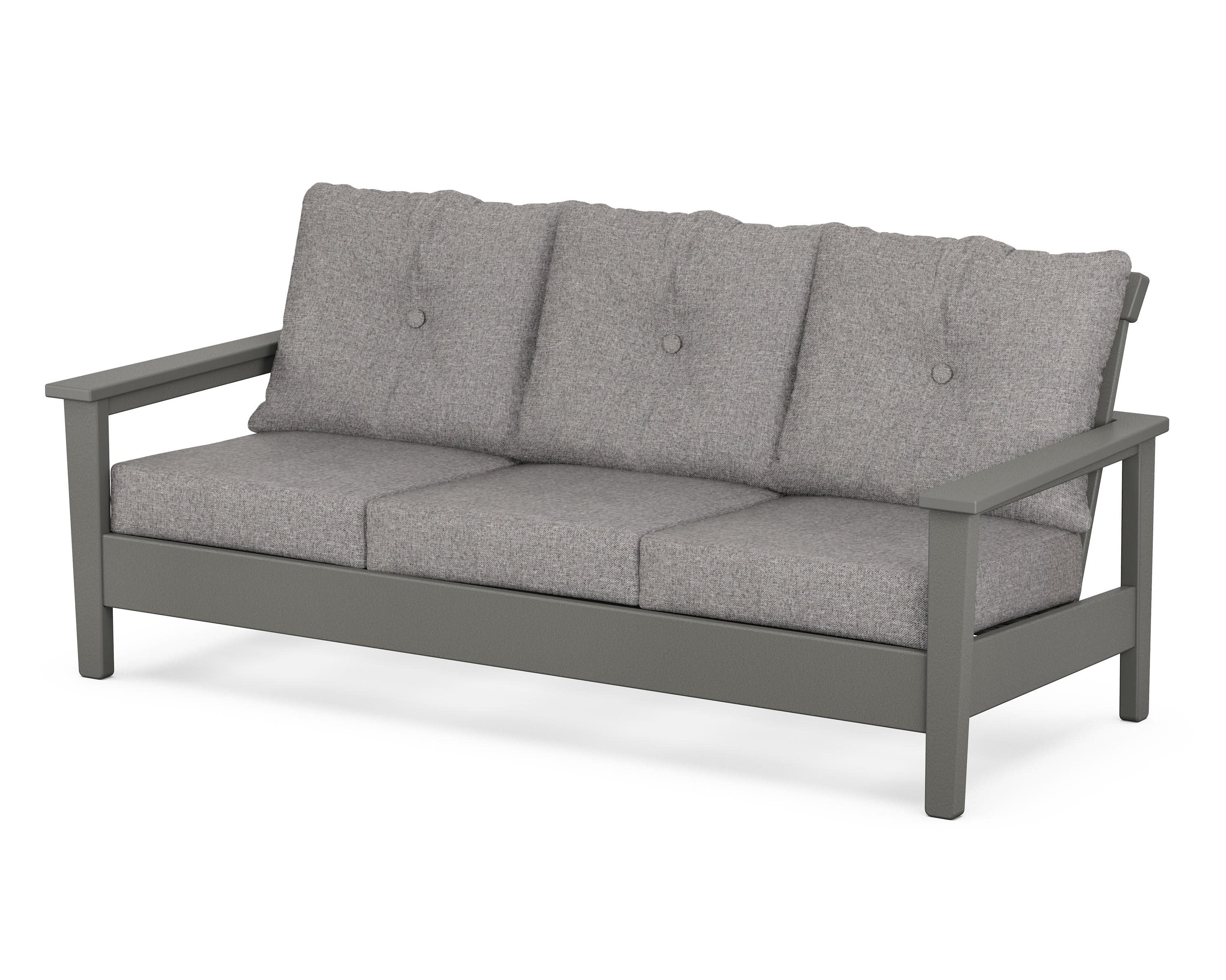 Prescott Deep Seating Sofa in Slate Grey / Grey Mist