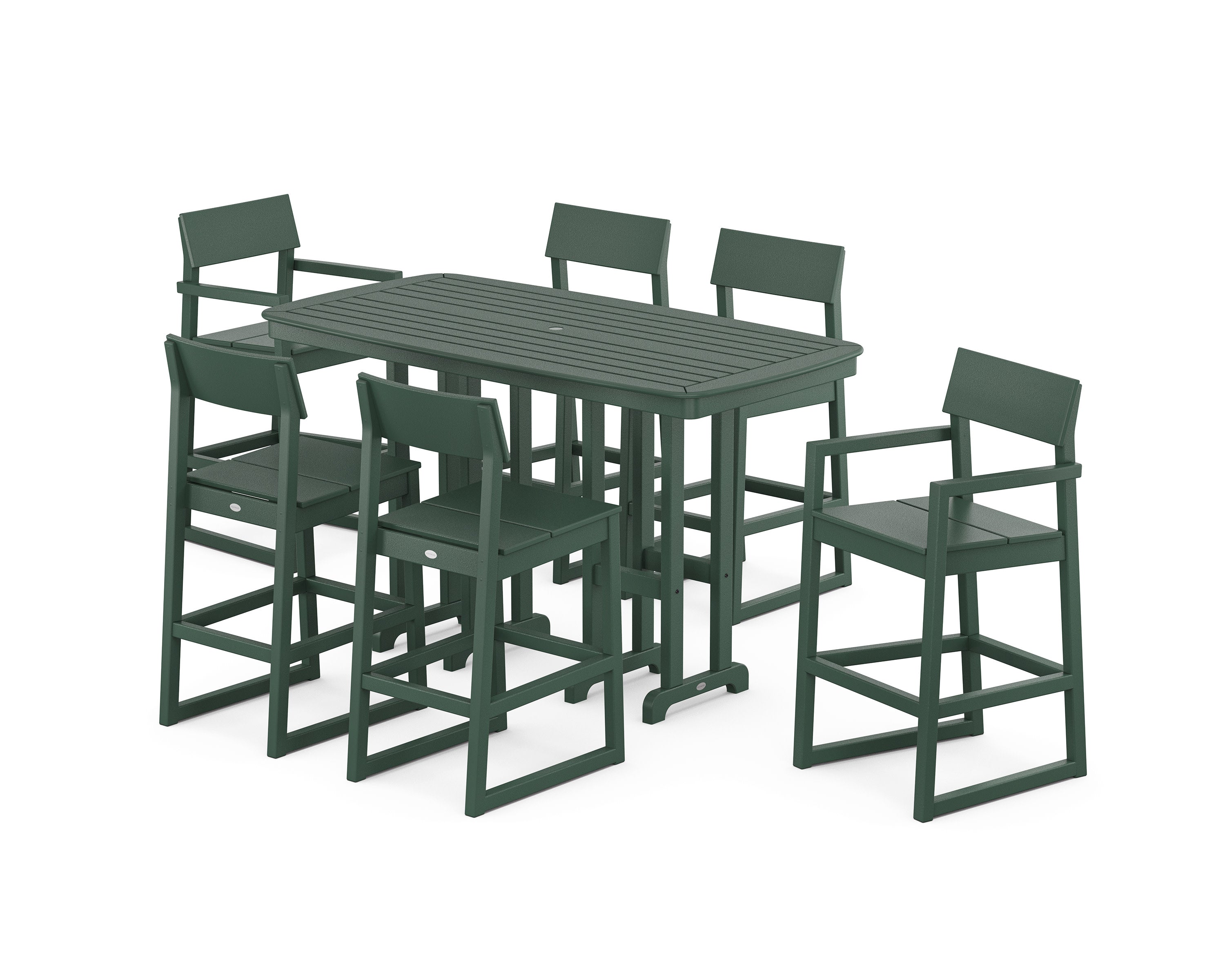EDGE 7-Piece Bar Set in Green