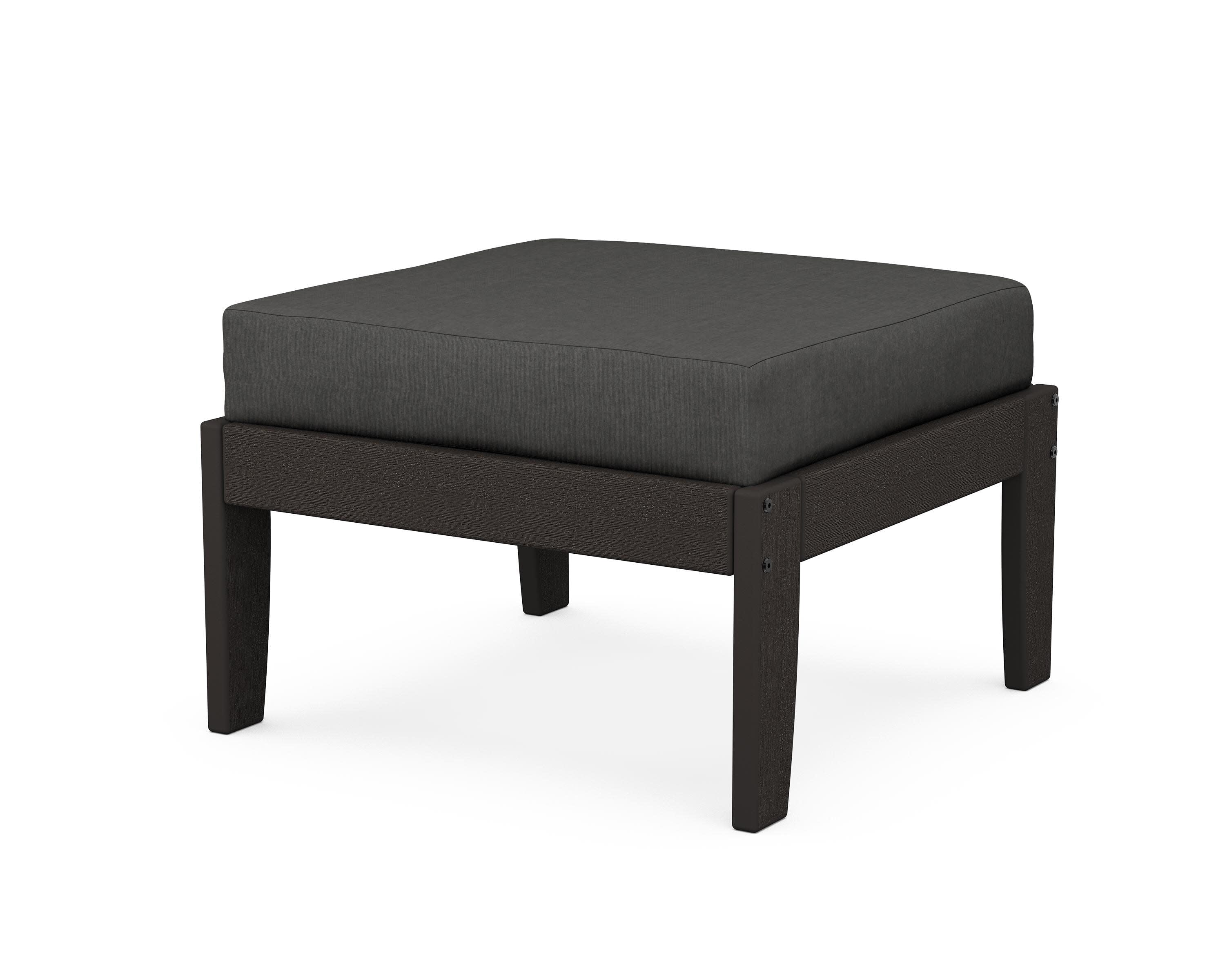 Modular Ottoman - Classic in Vintage Coffee / Spectrum Carbon