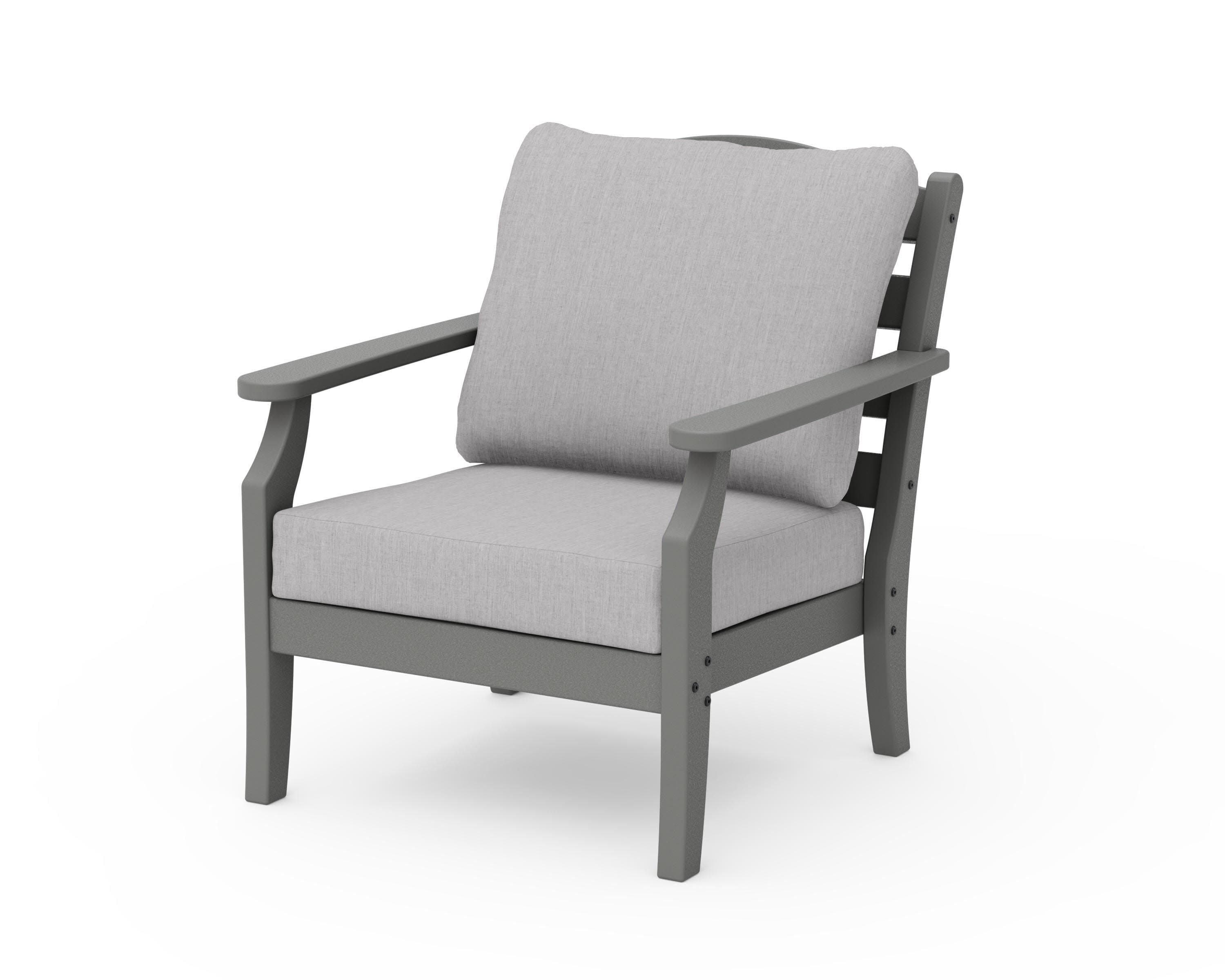 Savannah Deep Seating Chair in Slate Grey / Granite