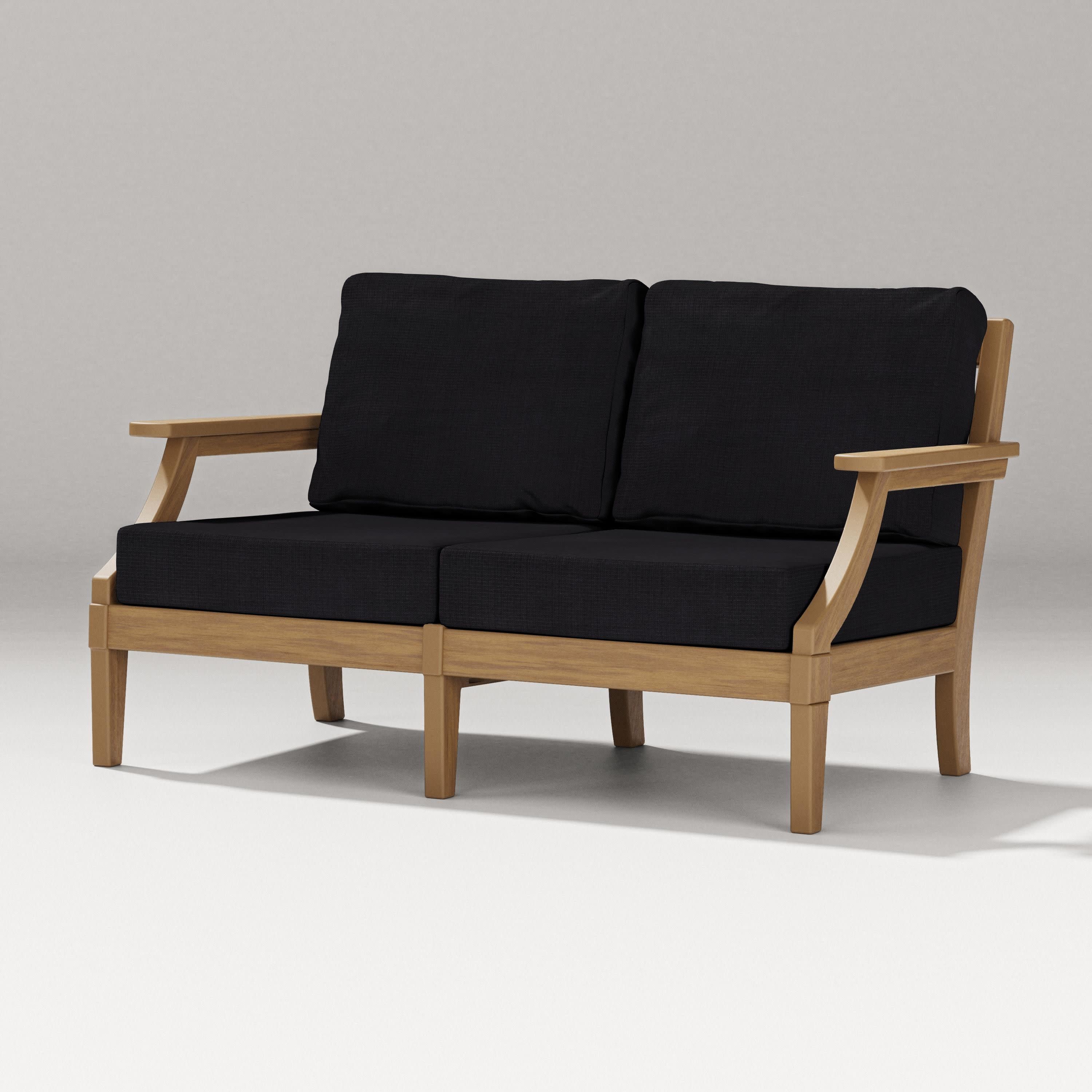Estate Loveseat in Natural / Midnight Linen