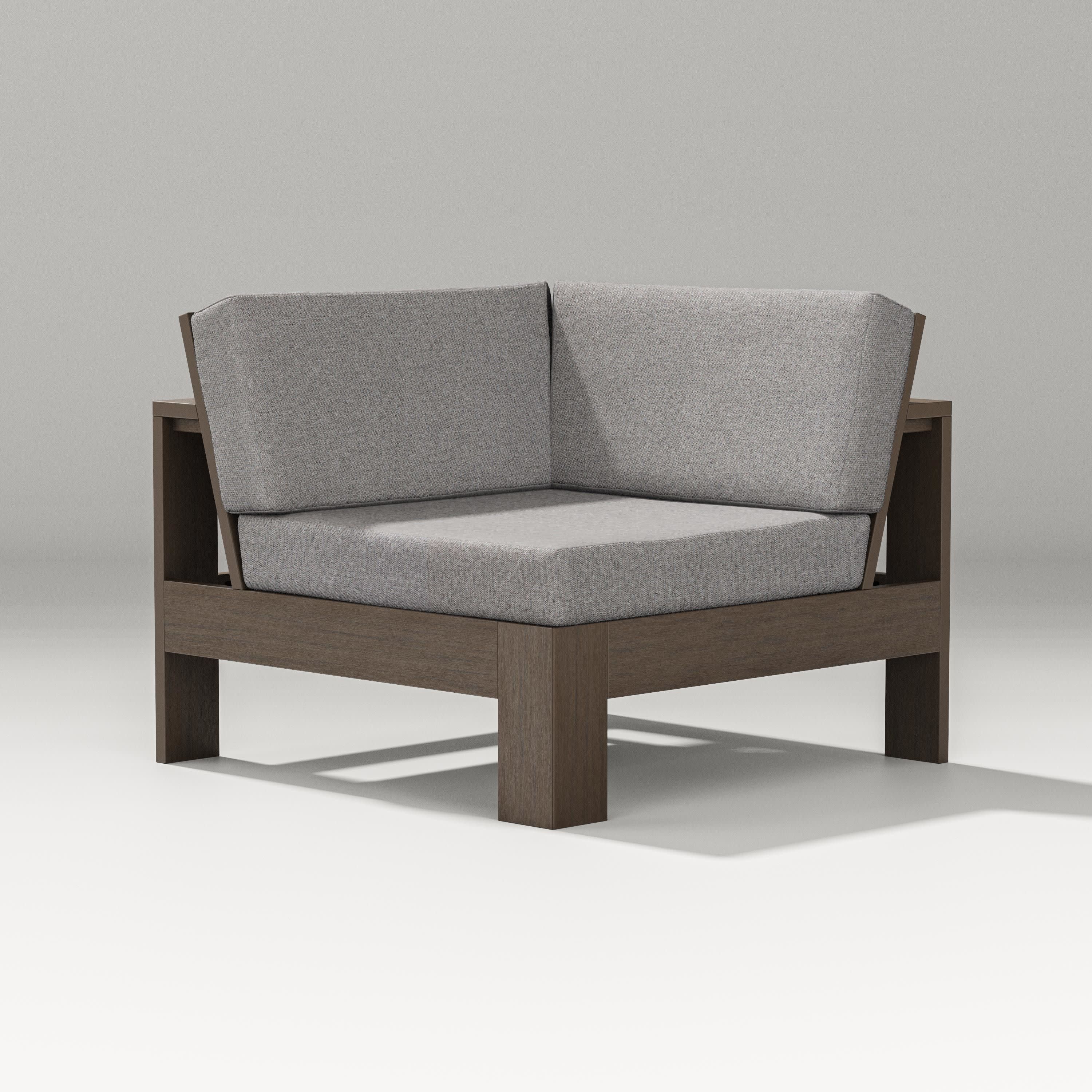 Latitude Modular Corner Chair in Kona / Grey Mist
