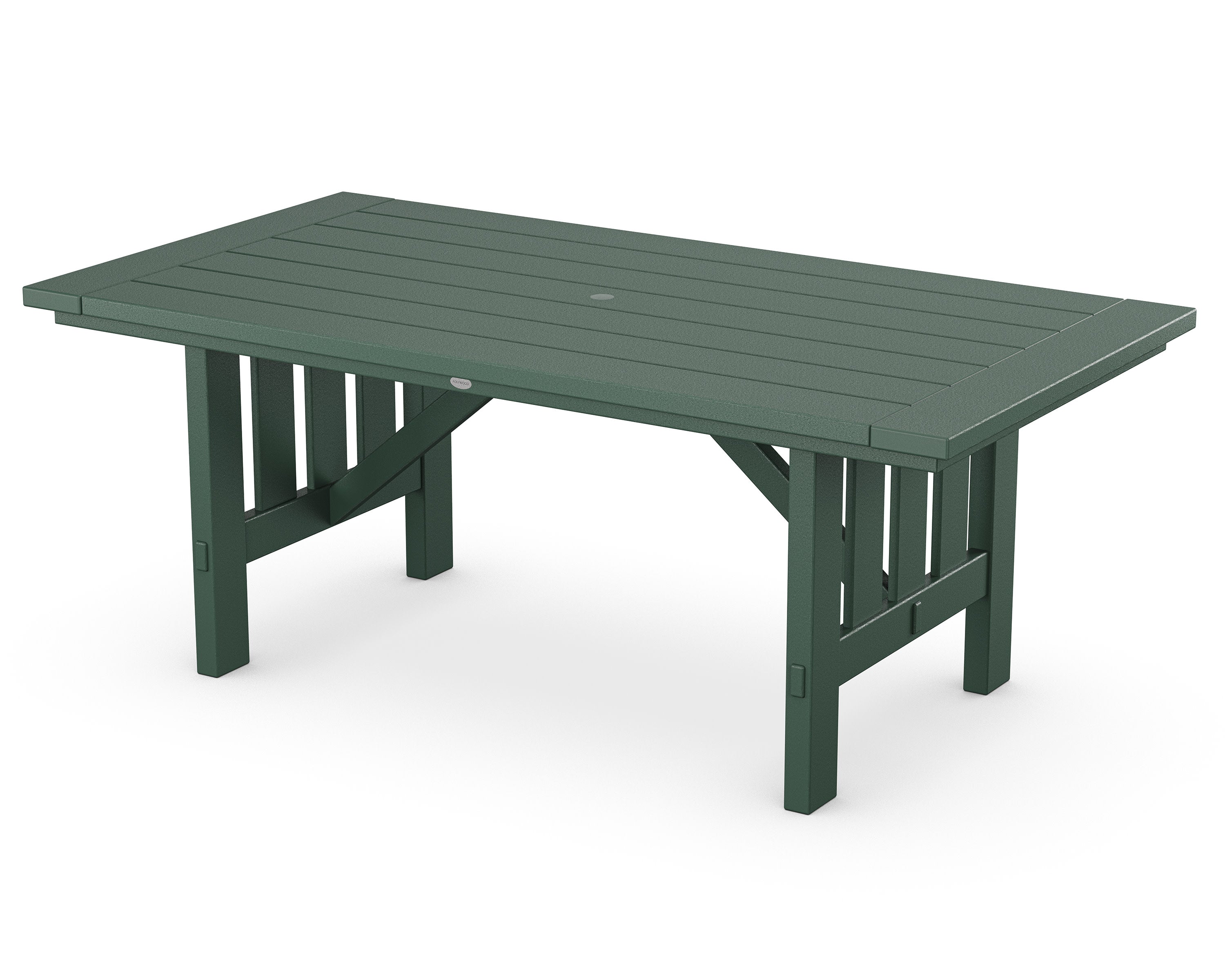Mission 39" x 75" Dining Table in Green