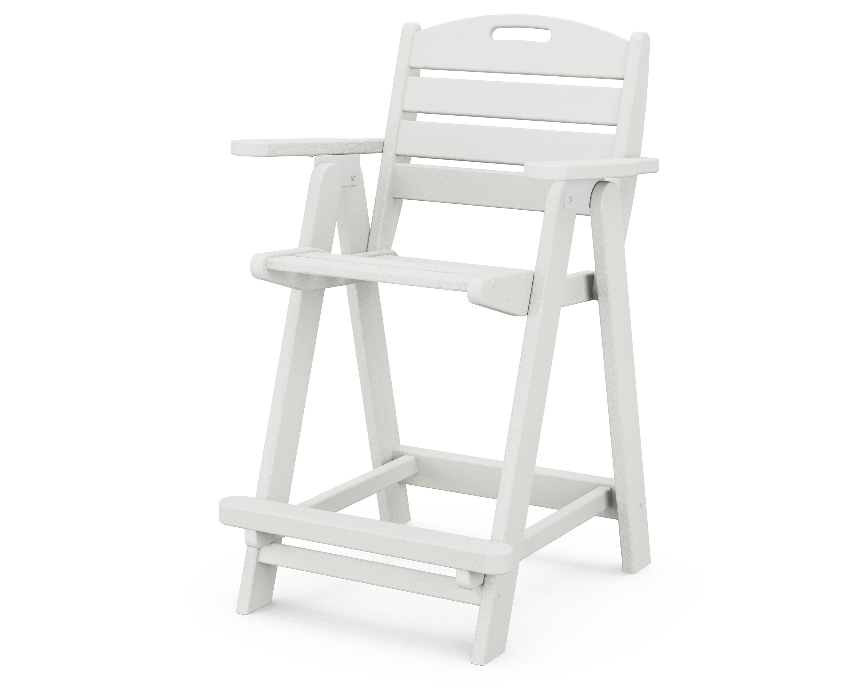 Nautical Counter Chair in Vintage White