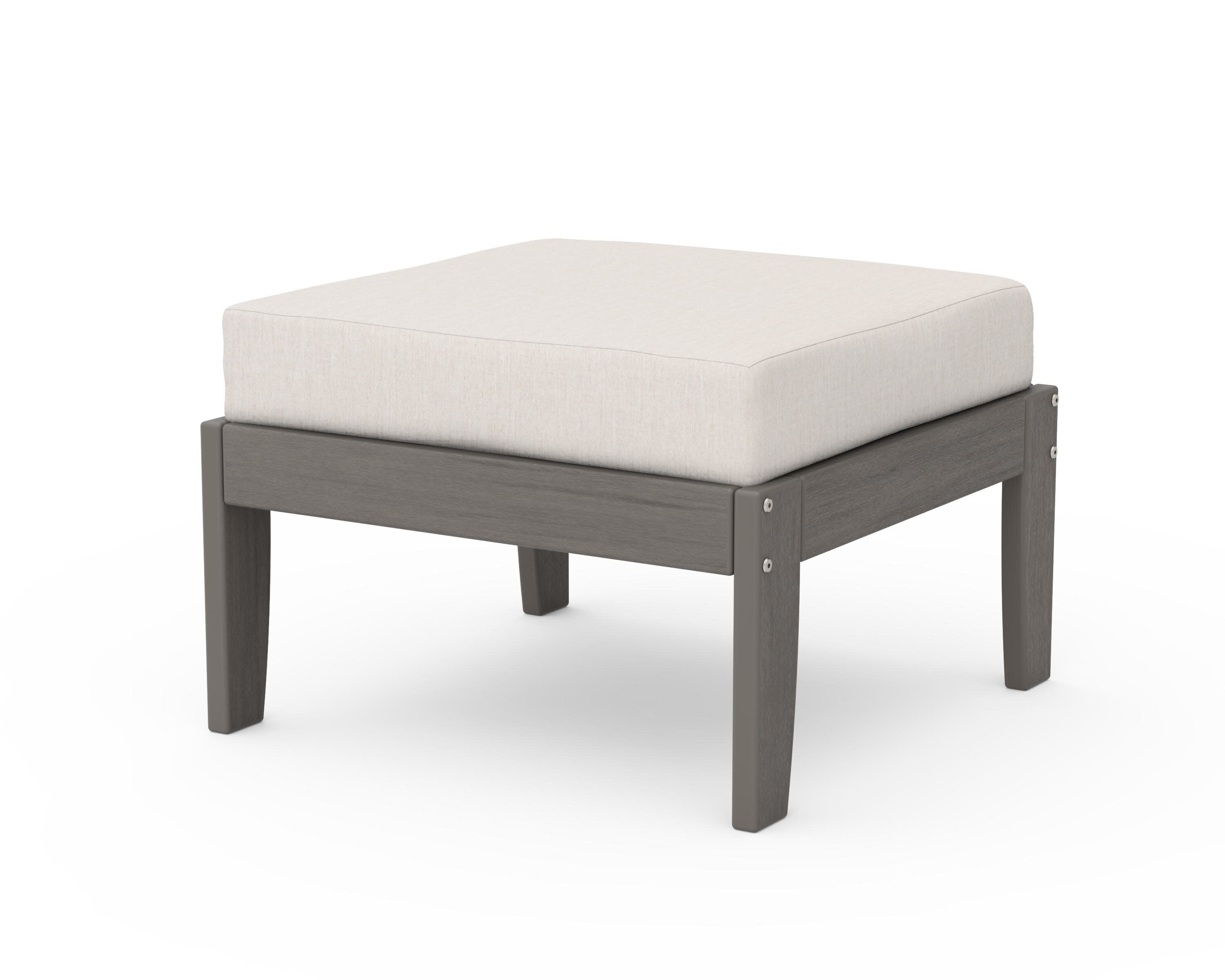 Modular Ottoman - Classic in Driftwood / Cast Ash