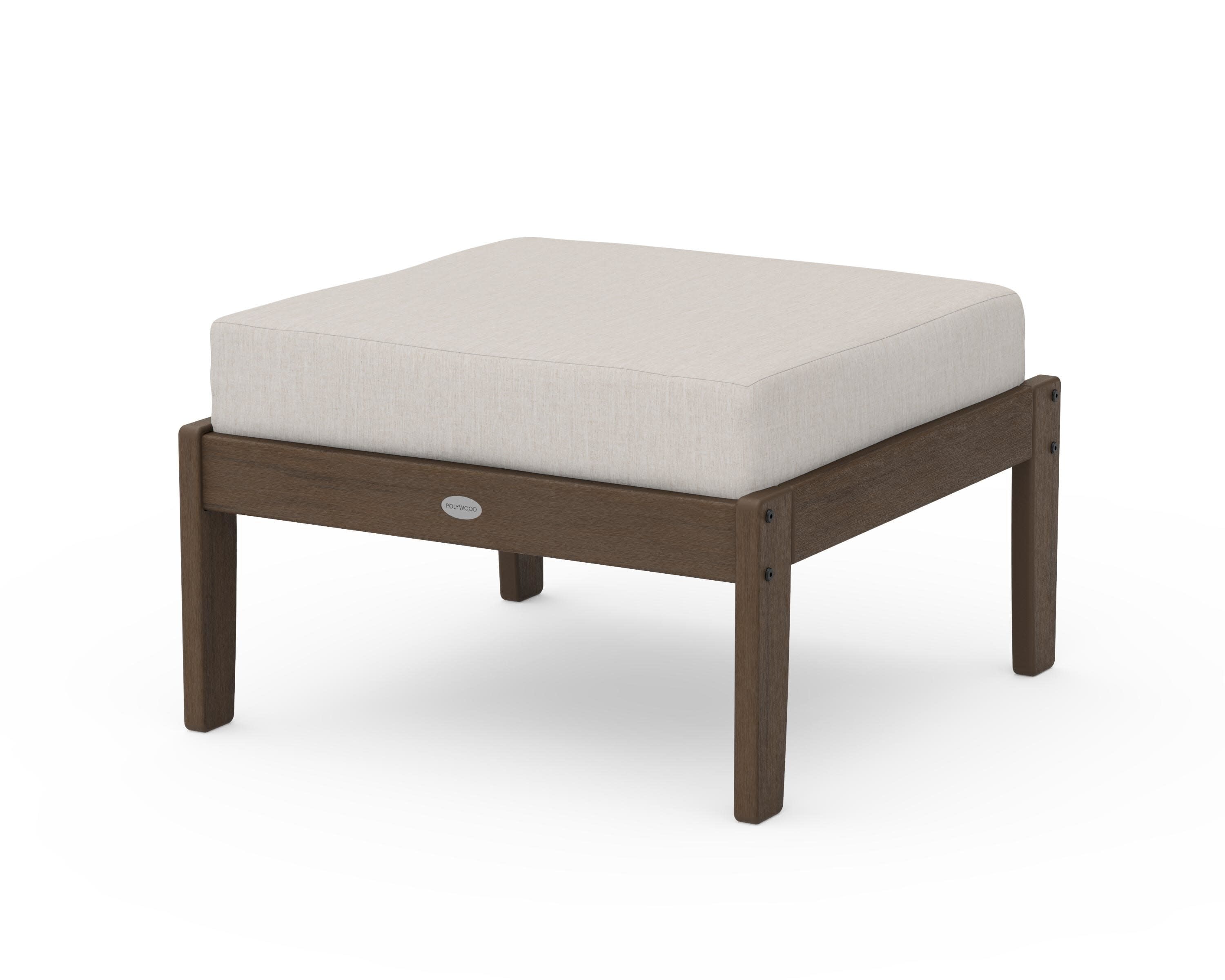 Braxton Deep Seating Ottoman in Kona / Cast Ash
