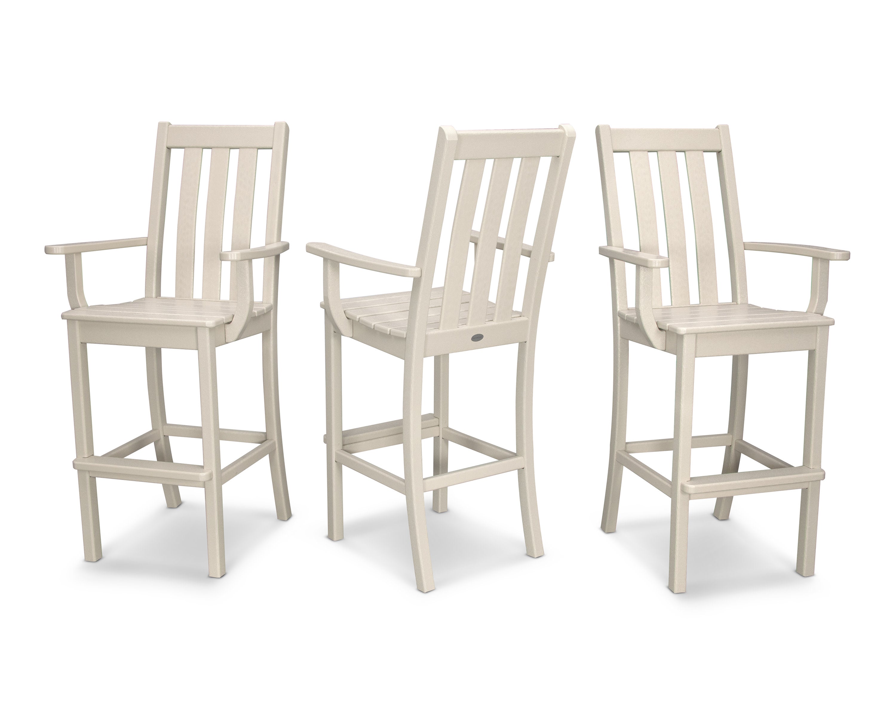 Vineyard Bar Arm Chair 3-Pack in Sand
