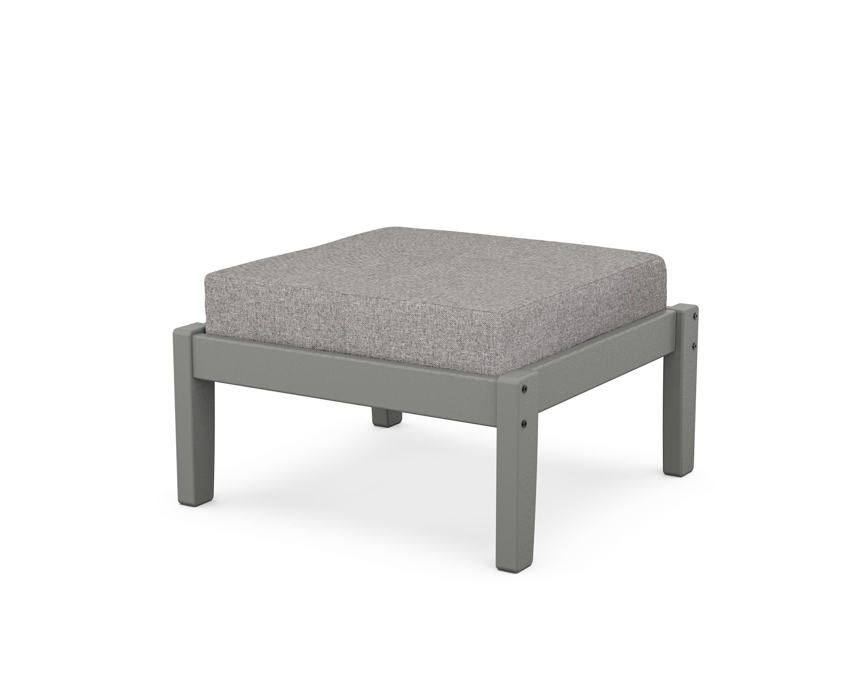 Deep Seating Ottoman in Slate Grey / Grey Mist