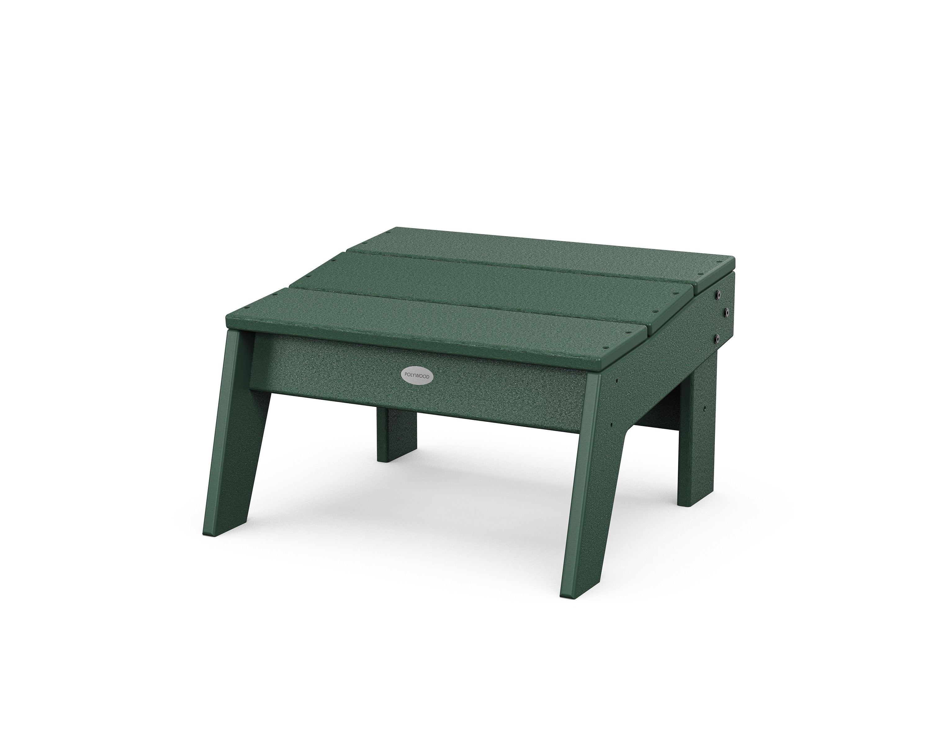 Modern Studio Ottoman in Green
