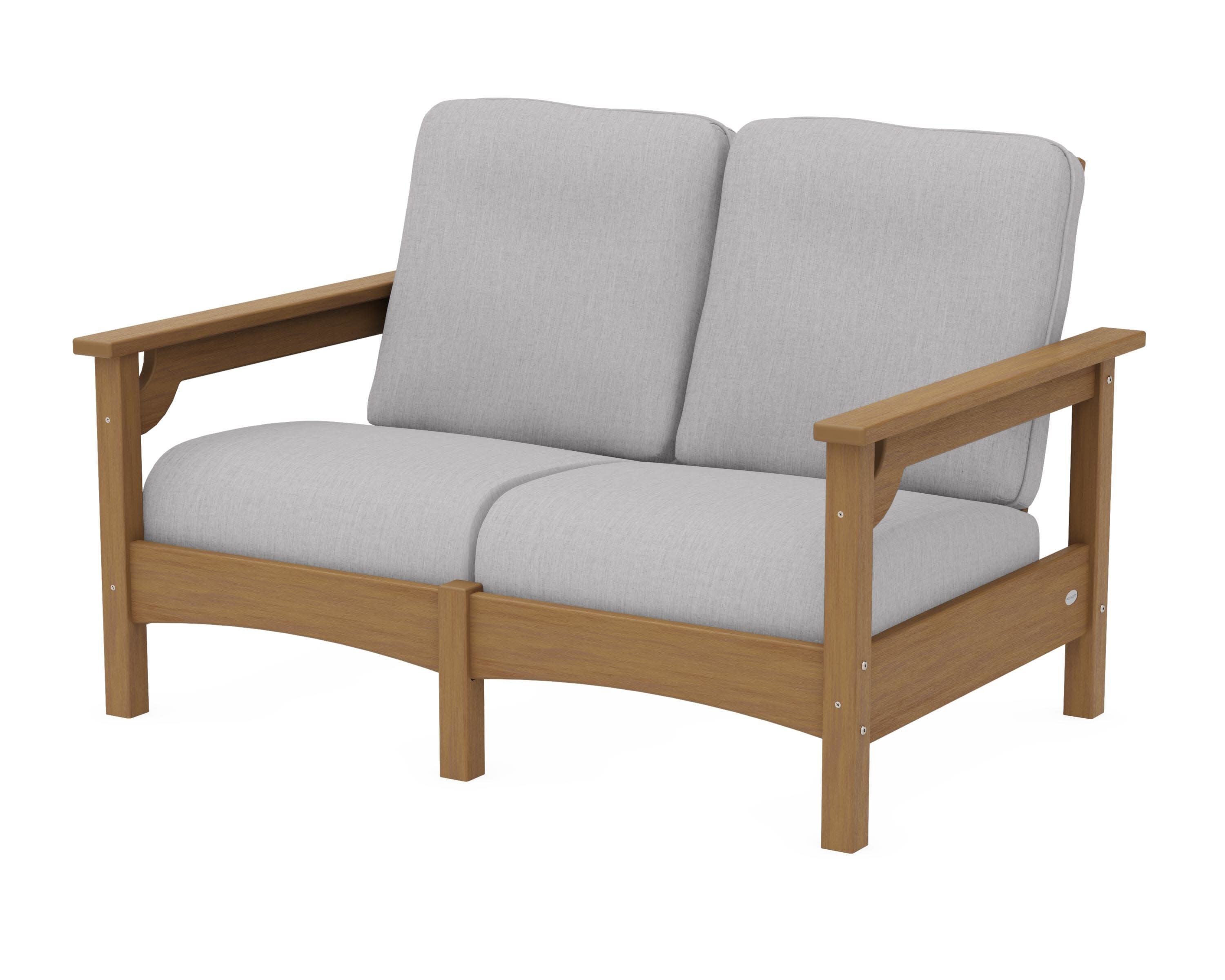 Club Loveseat in Natural / Granite