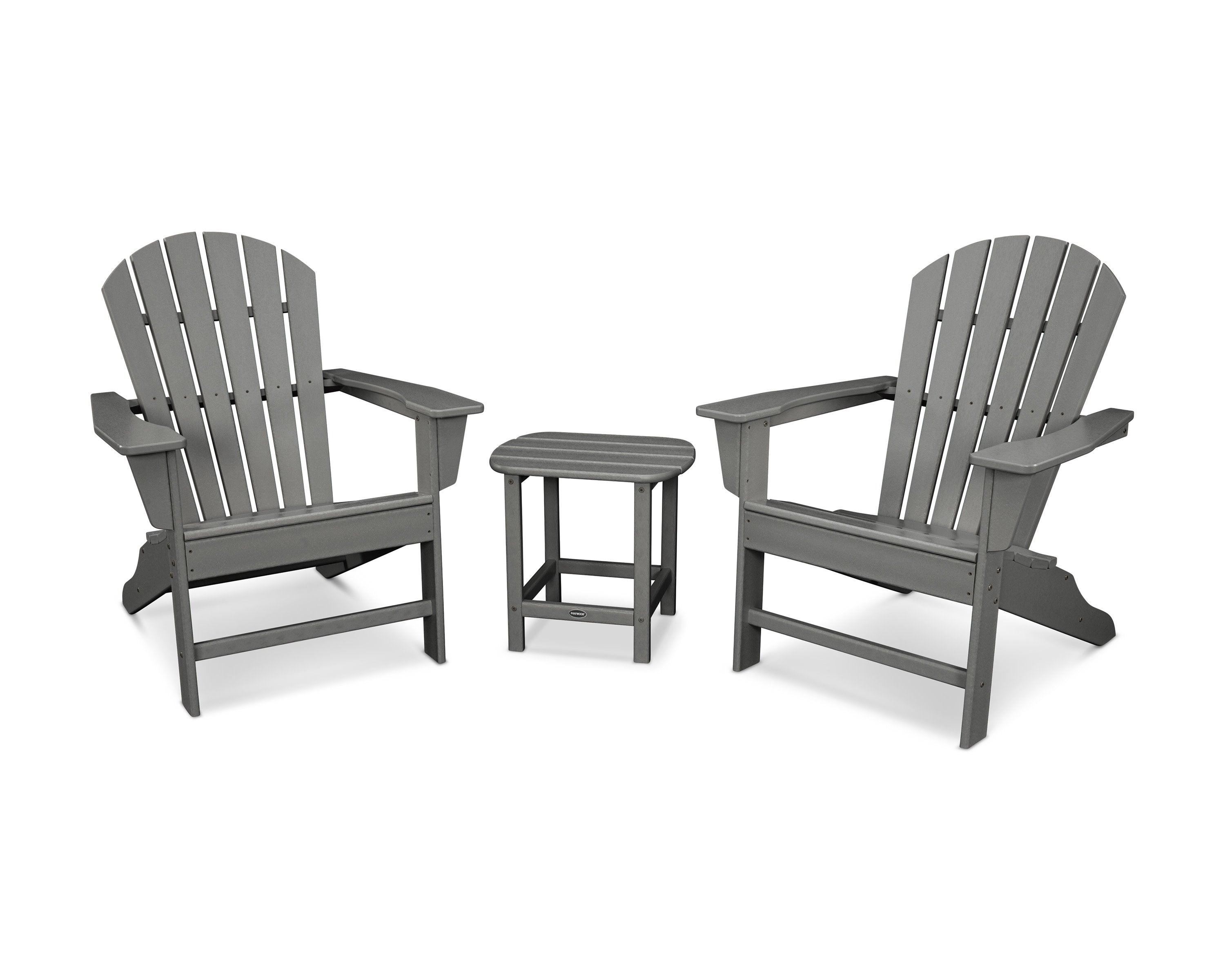 South Beach Adirondack 3-Piece Set in Slate Grey