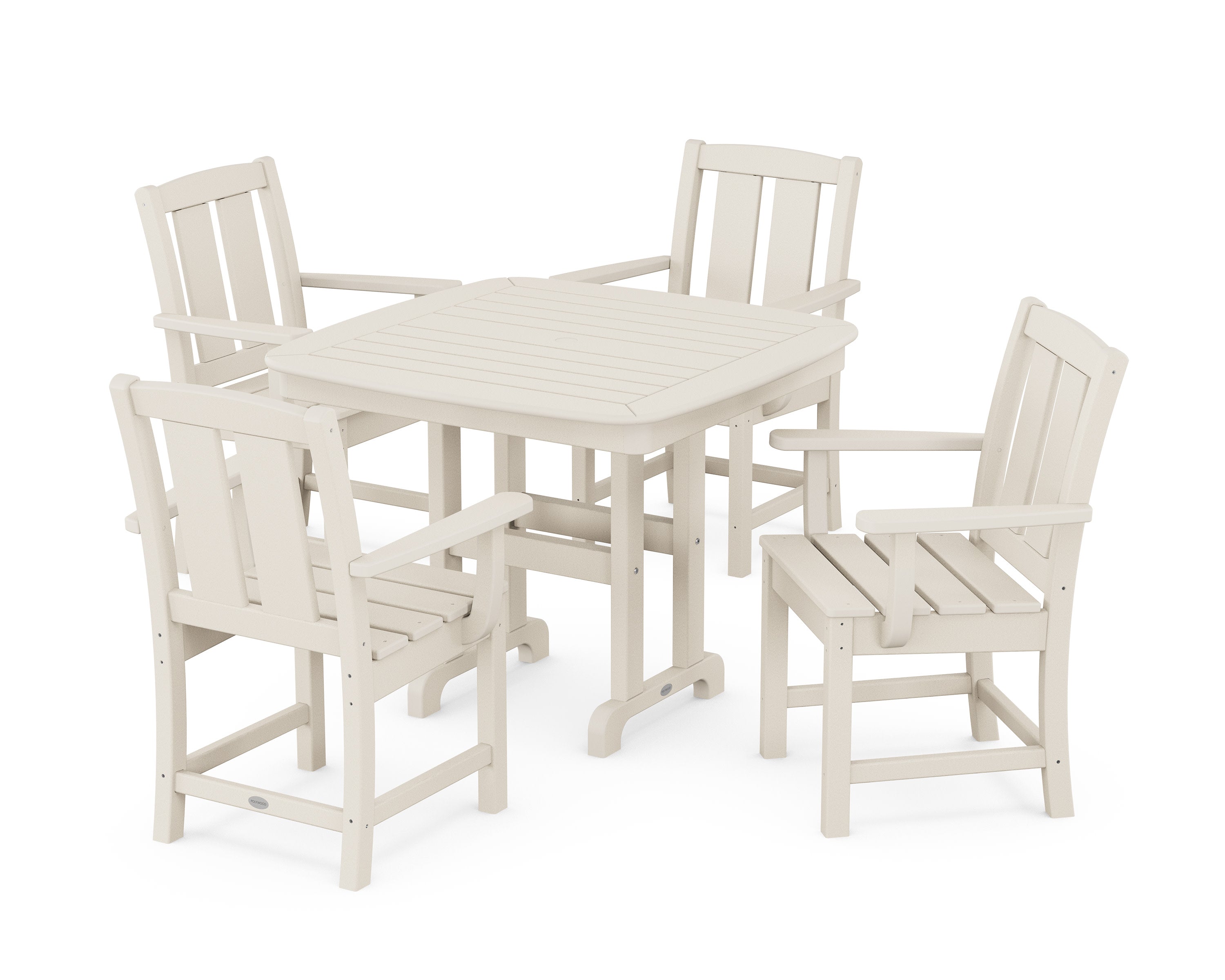 Mission 5-Piece Dining Set in Sand