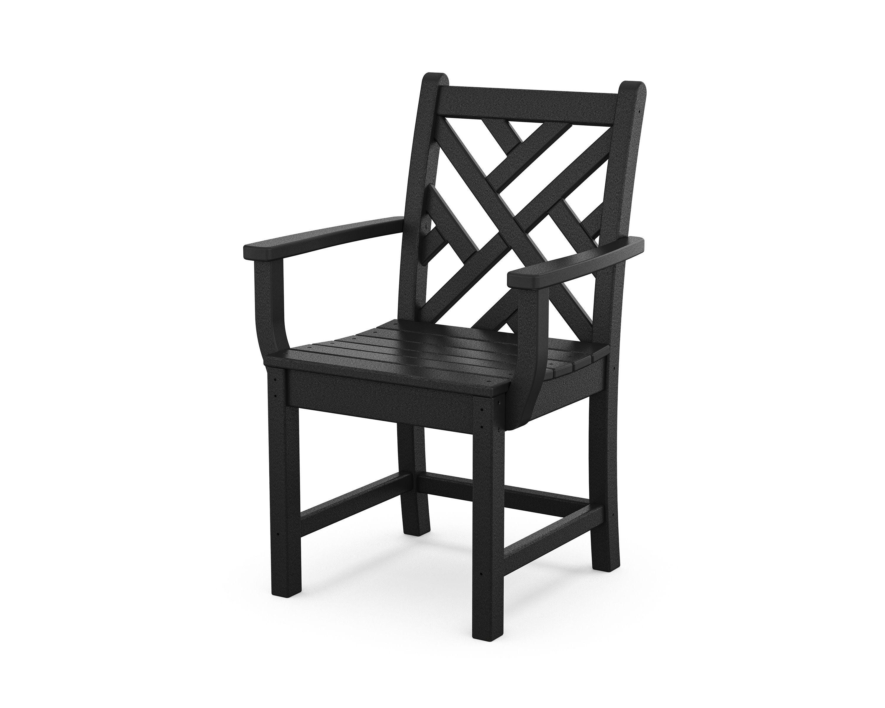 Chippendale Dining Arm Chair in Black