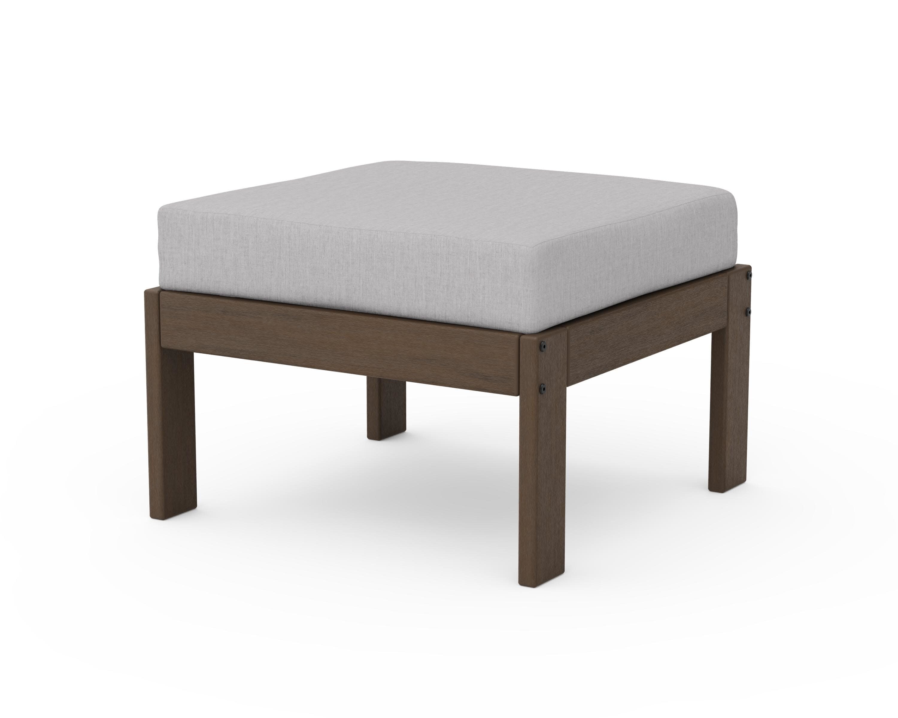 Vineyard Modular Ottoman in Kona / Granite