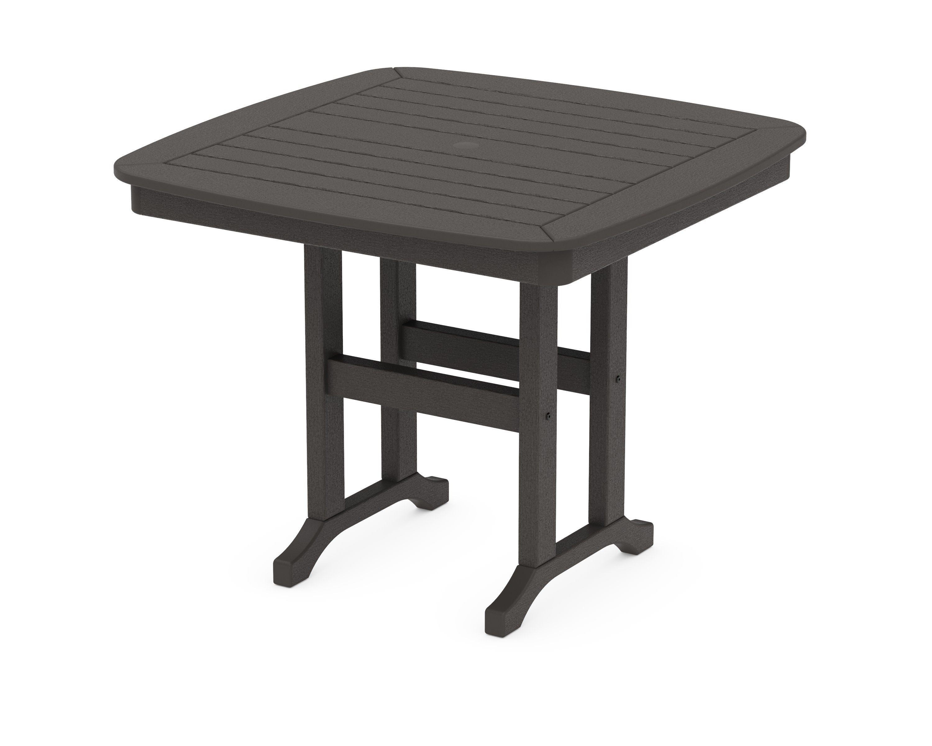 Nautical 37" Dining Table in Vintage Coffee