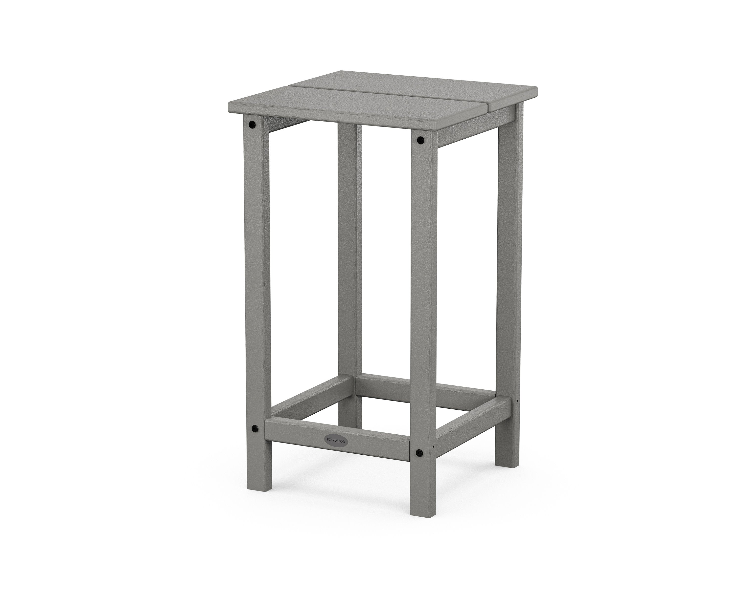 Studio Square Counter Side Table in Slate Grey