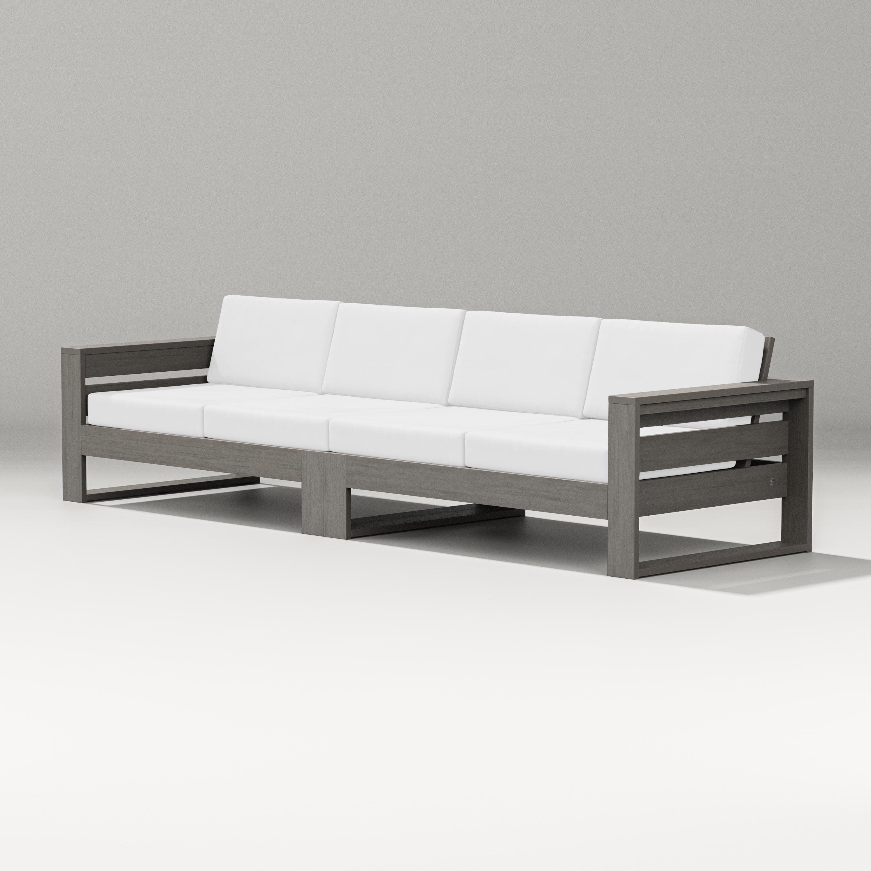 Latitude Straight Sectional in Driftwood / Natural