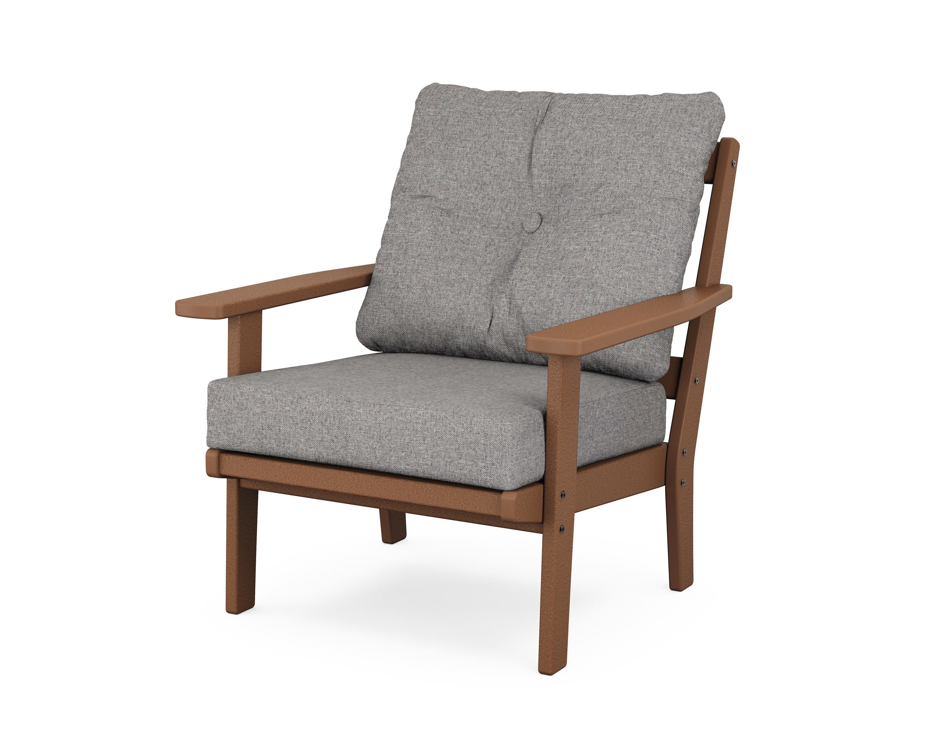 Oxford Deep Seating Chair in Teak / Grey Mist