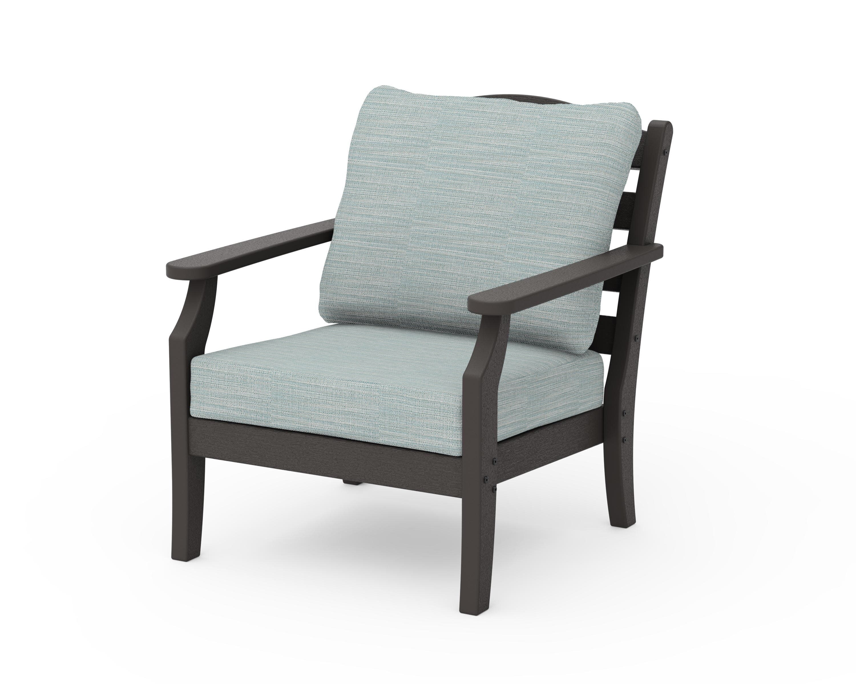Savannah Deep Seating Chair in Vintage Coffee / Soothe Mist