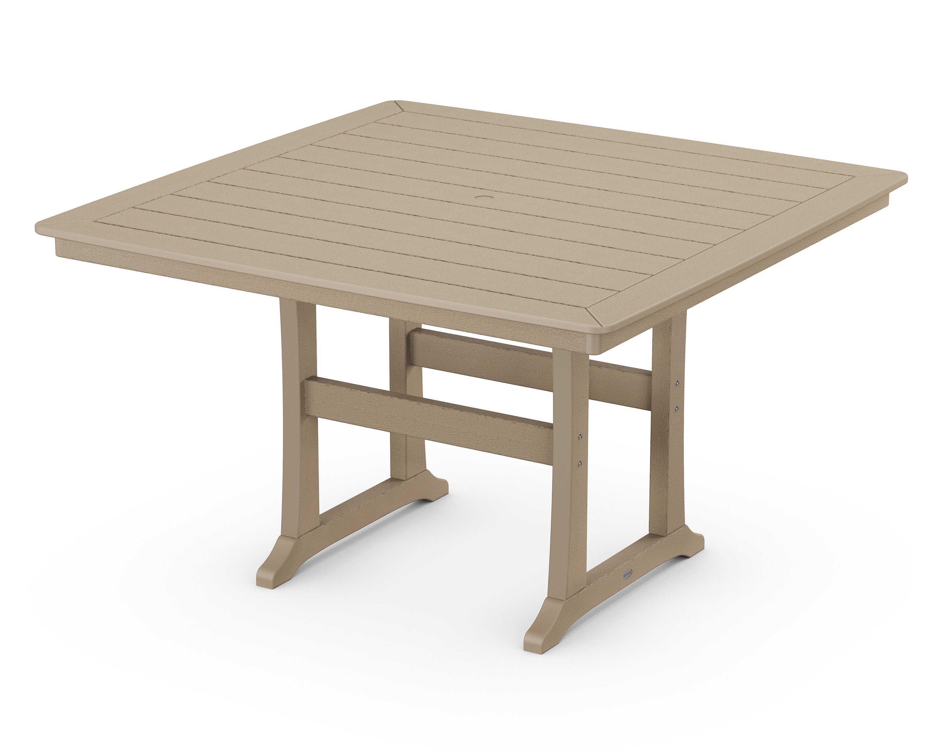 Nautical Trestle 59" Counter Table in Vintage Sahara