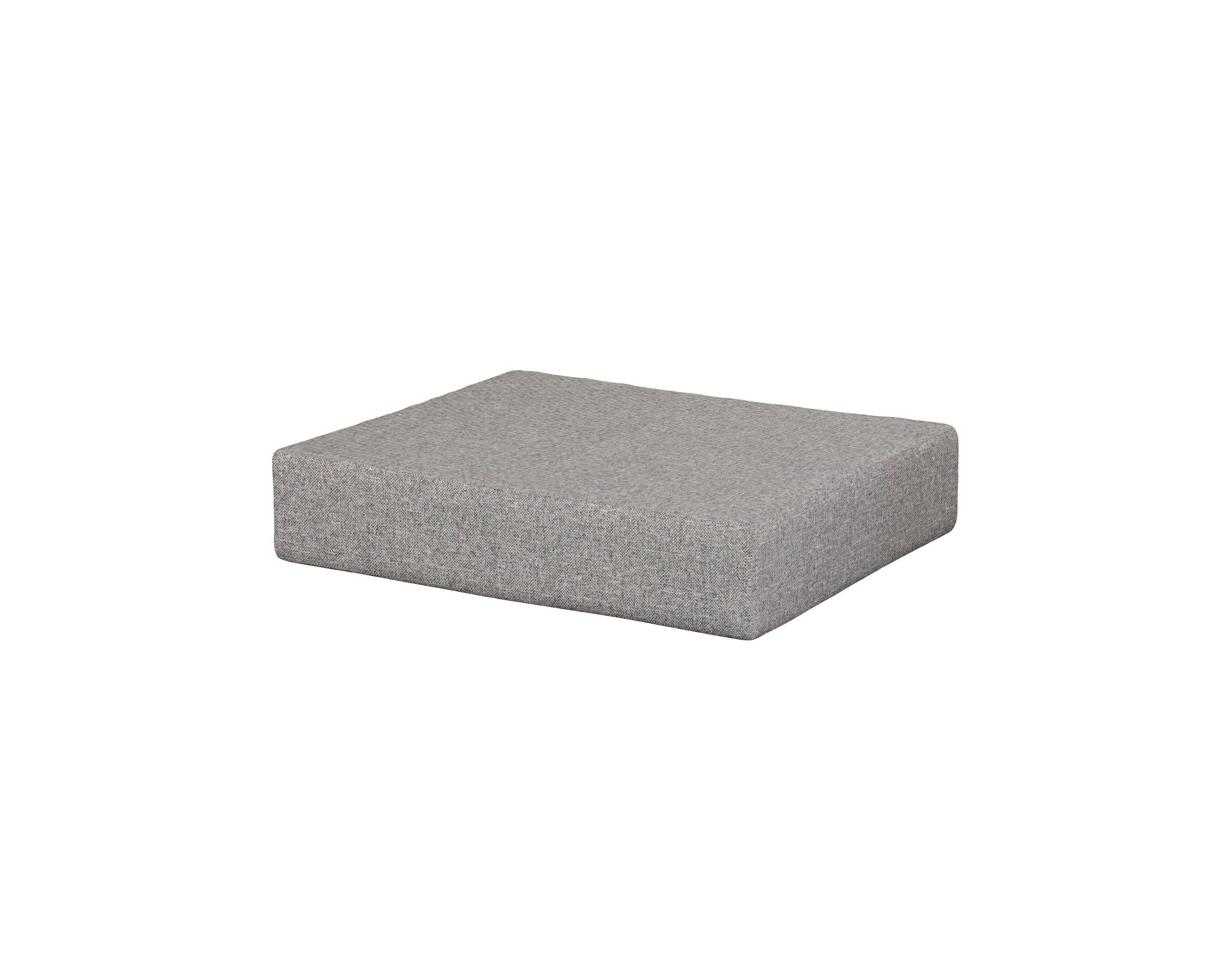 Acadia Ottoman Cushion in Grey Mist