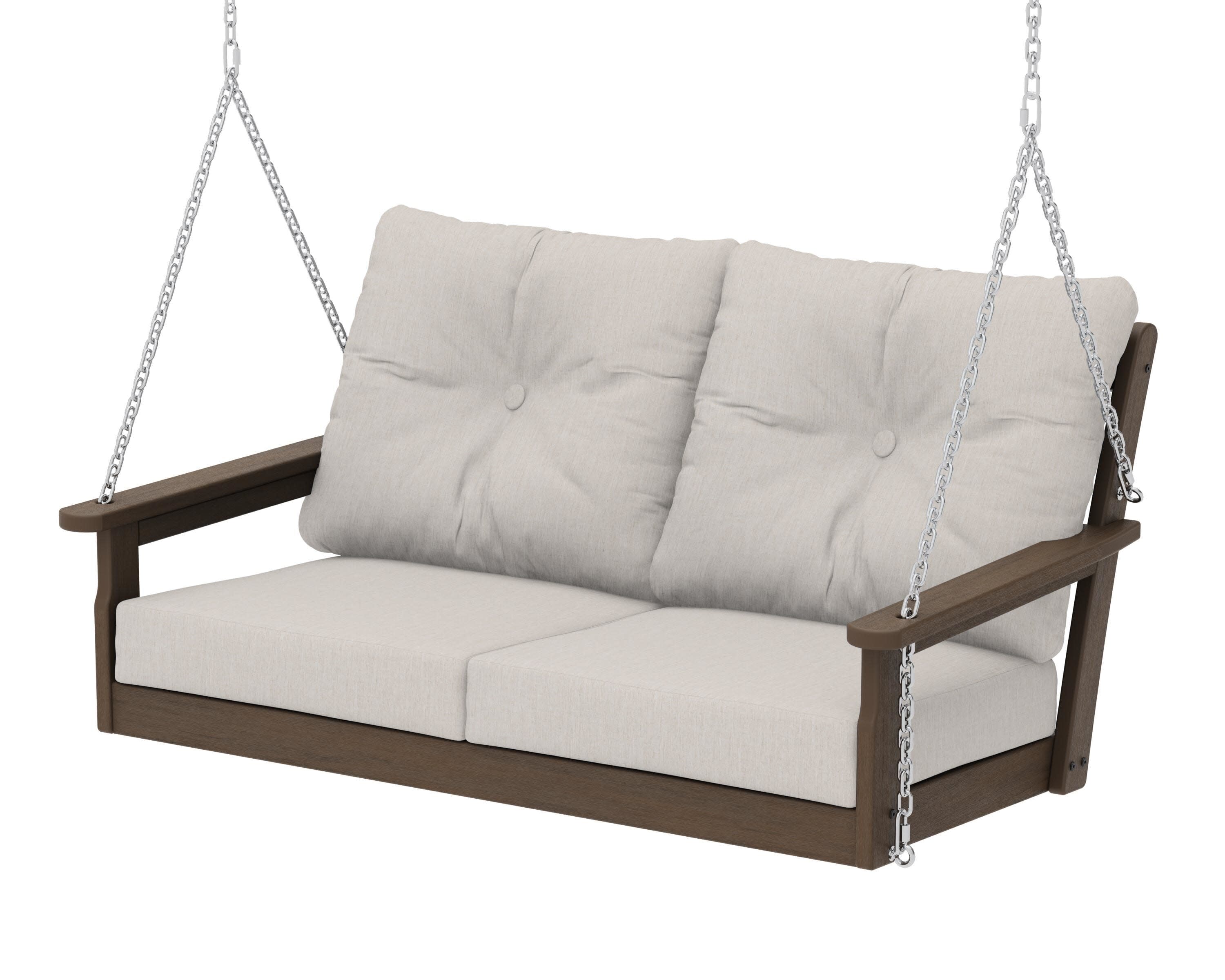 Vineyard Deep Seating Swing in Kona / Cast Ash