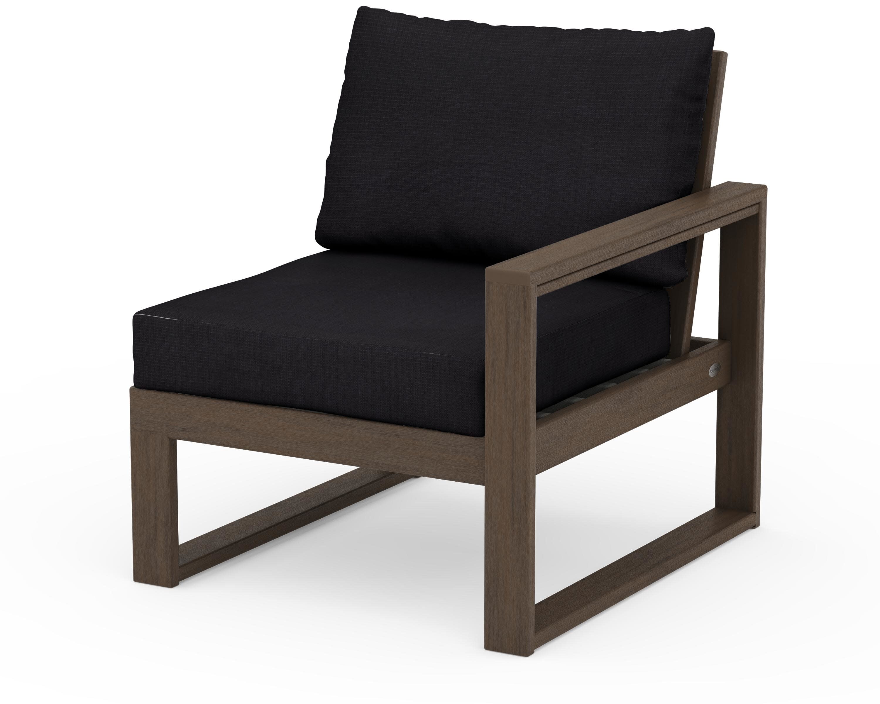 EDGE Modular Right Arm Chair in Kona / Midnight Linen
