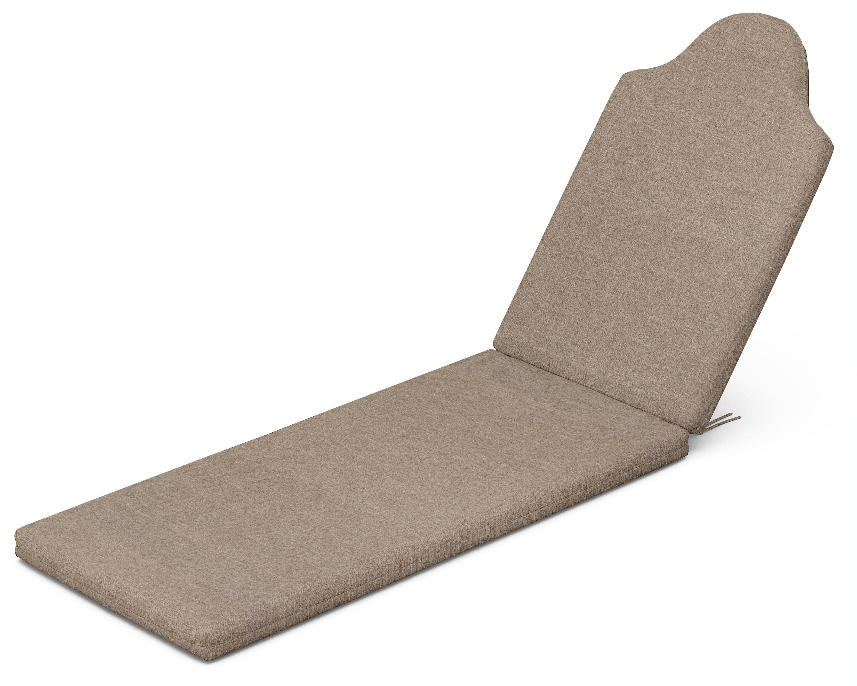 Chaise Cushion in Spiced Burlap