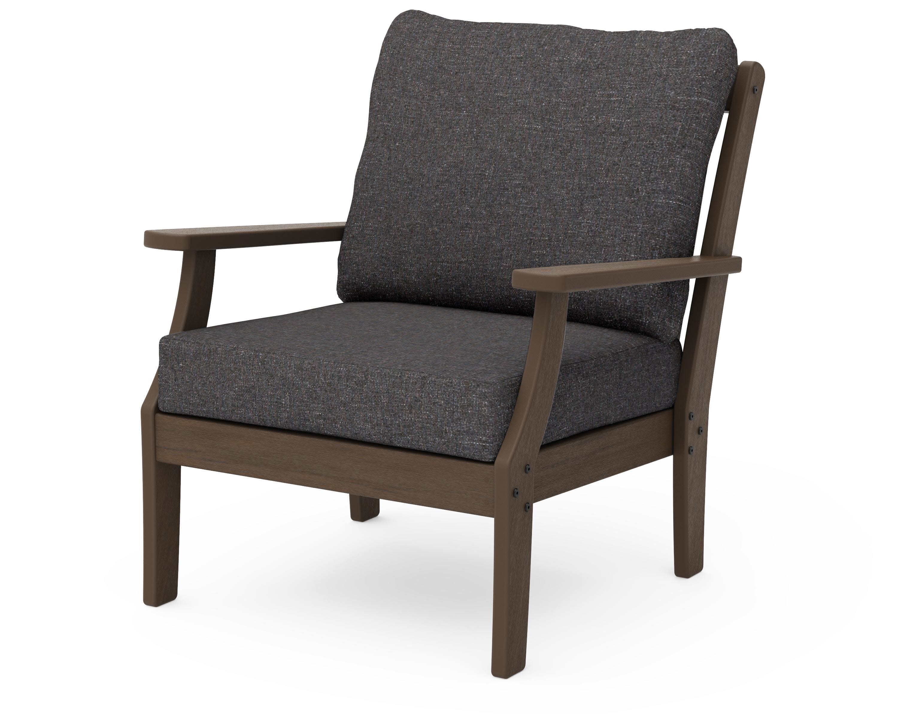 Braxton Deep Seating Chair in Kona / Ash Charcoal