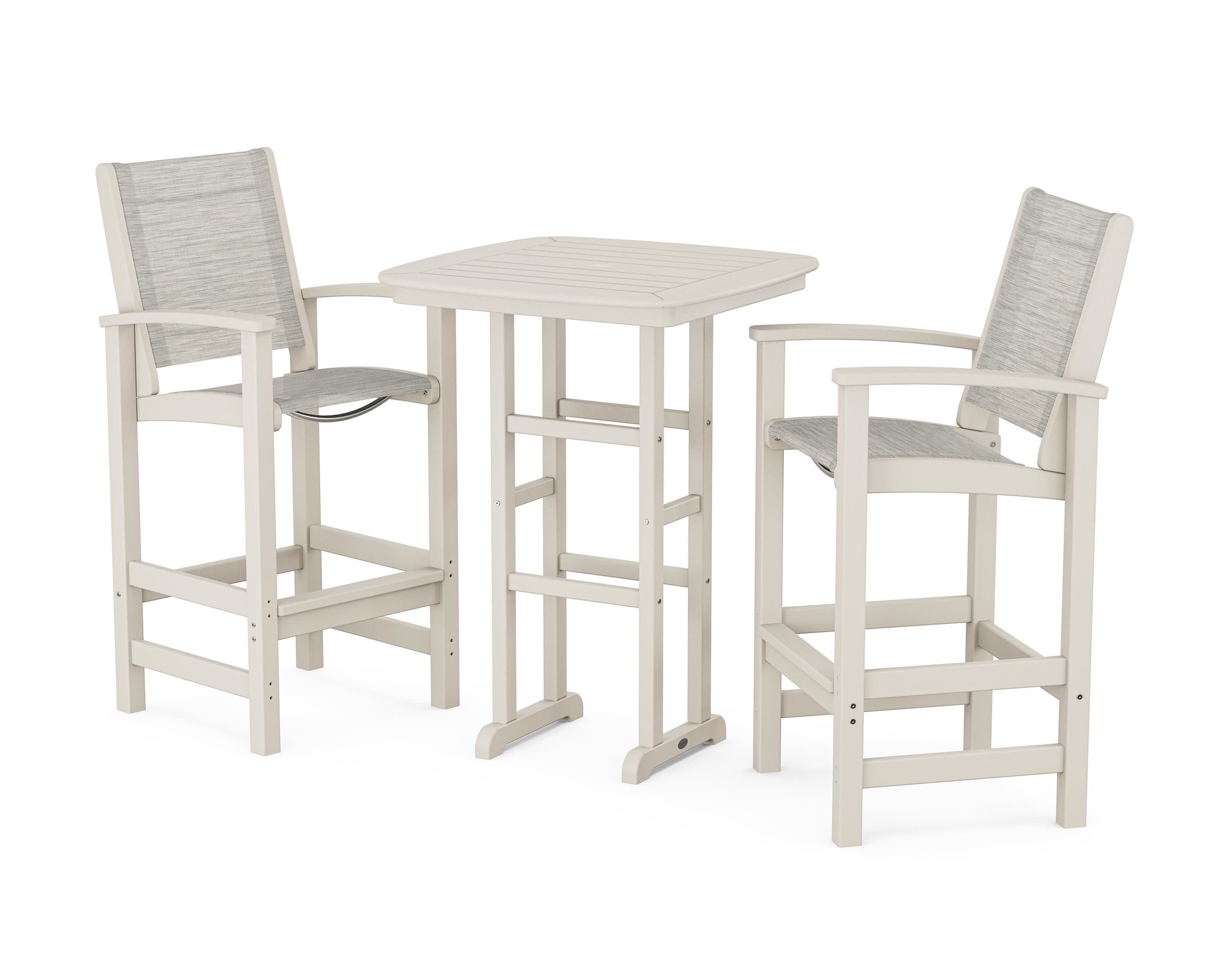 Coastal 3-Piece Bar Set in Sand / Birch Sling
