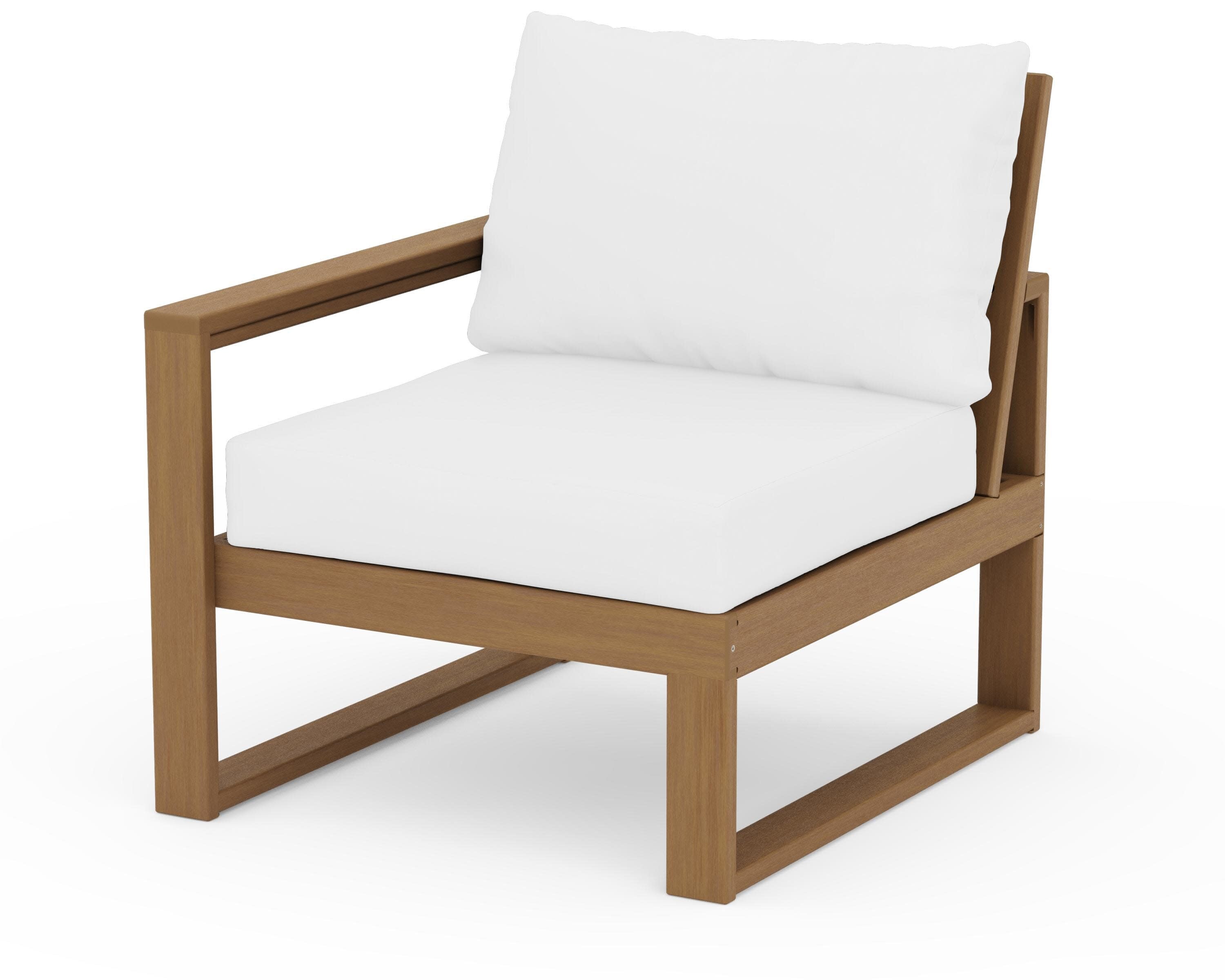 EDGE Modular Left Arm Chair in Natural / Natural