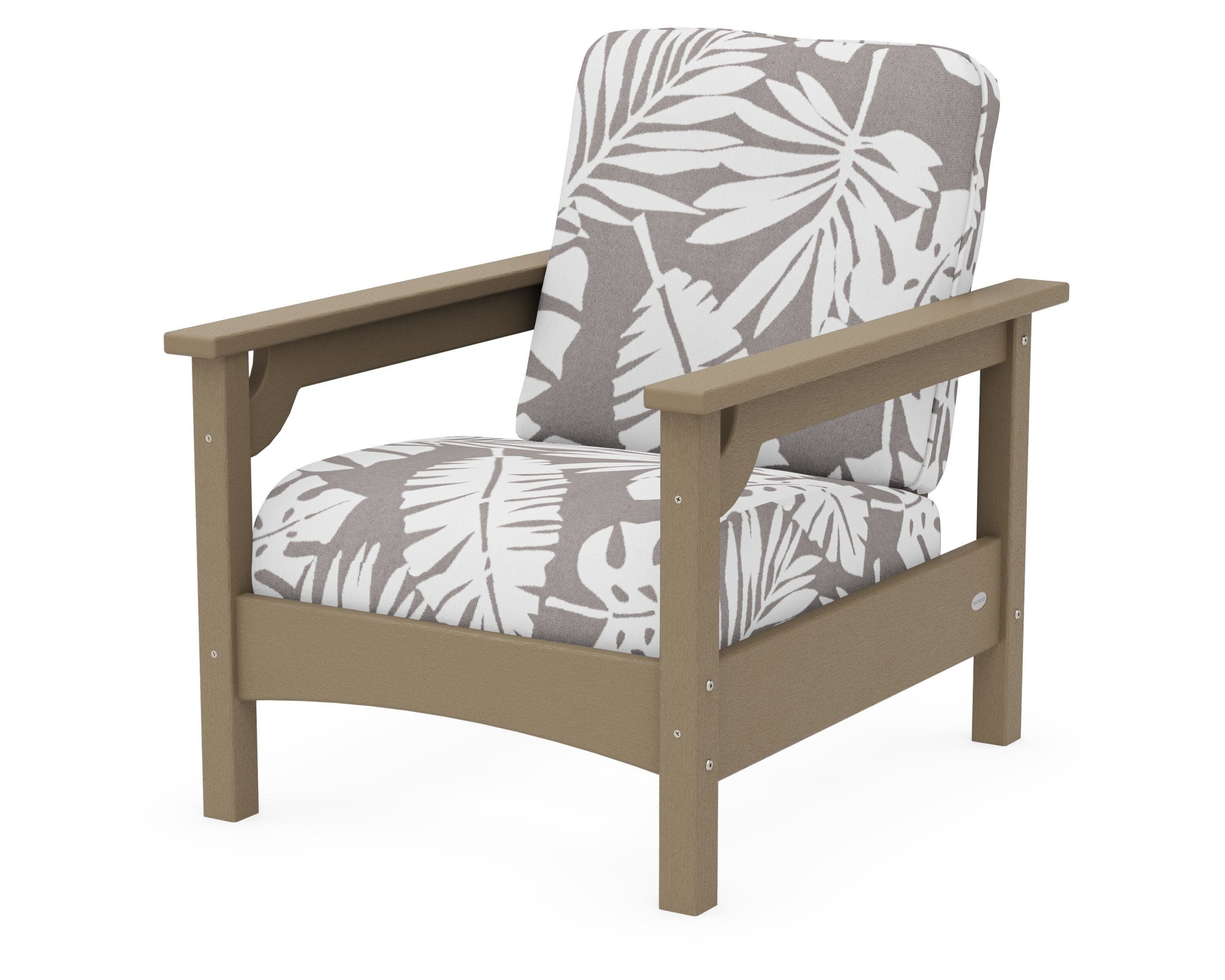Club Chair in Vintage Sahara / Leaf Grey Mist