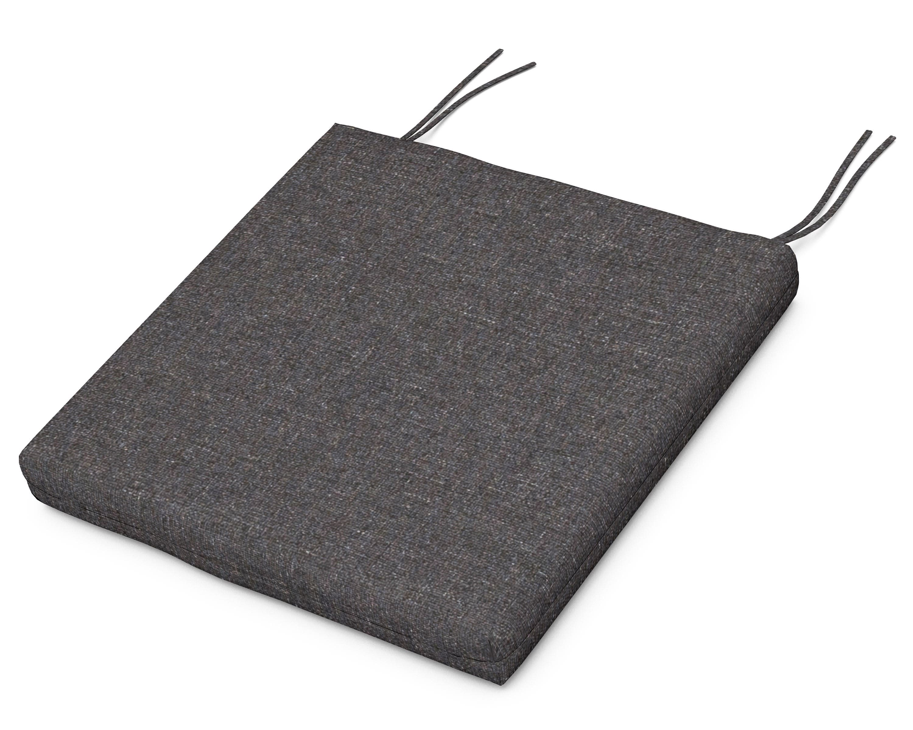 Standard Seat Cushion 17"D x 18.5"W x 2.5"H in Ash Charcoal
