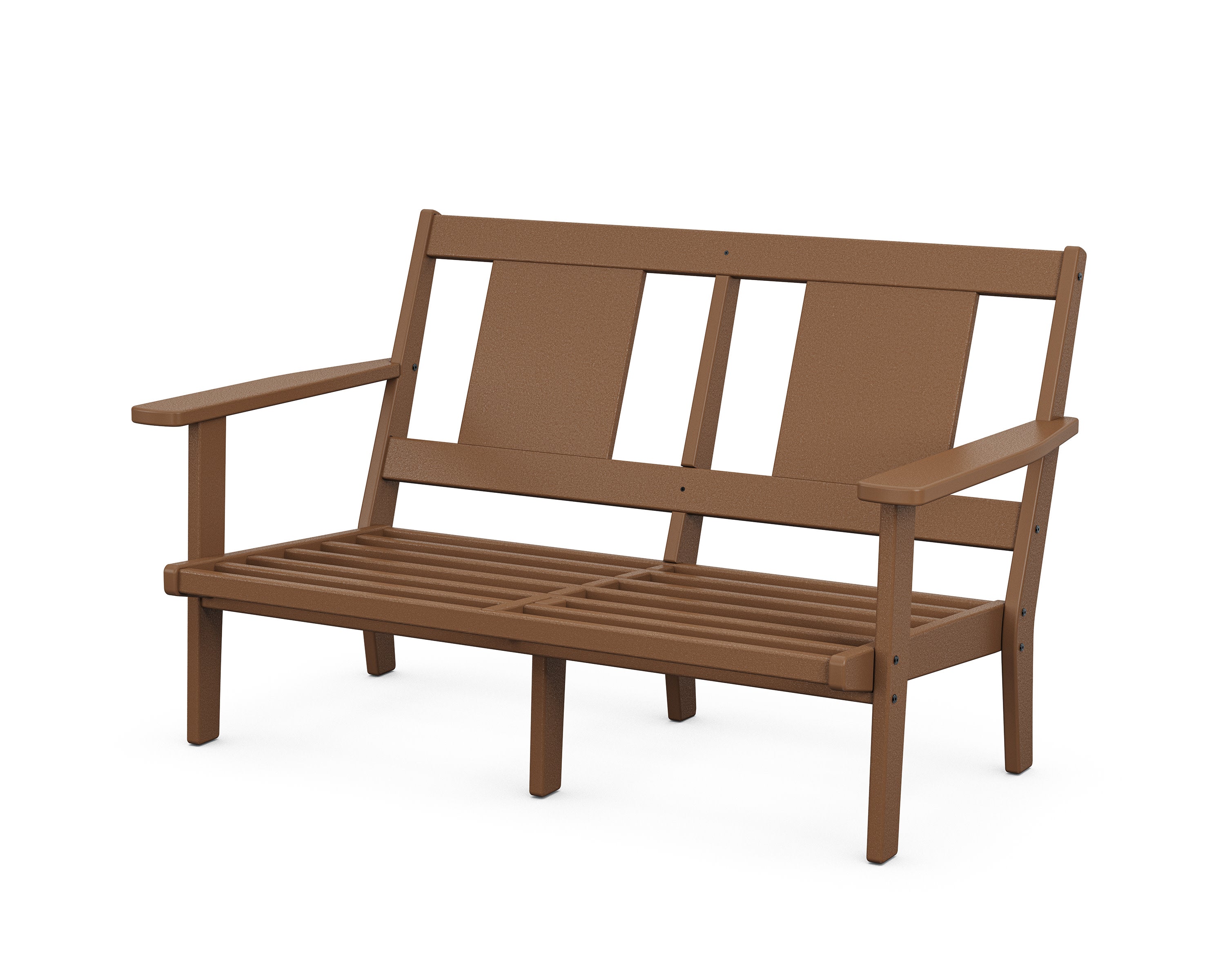 Prairie Deep Seating Loveseat Frame in Teak