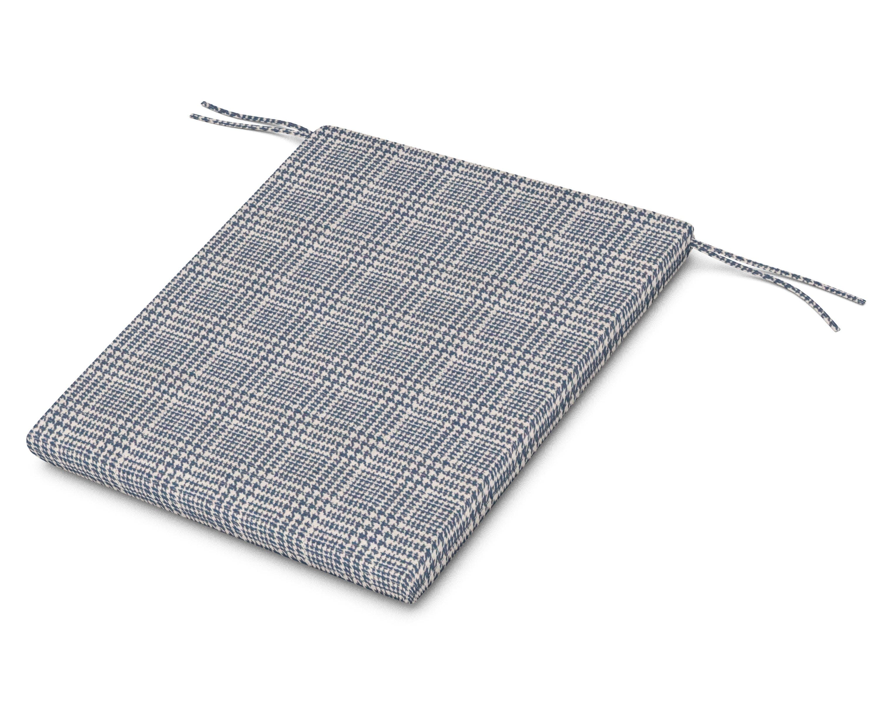 AL100 Seat Pad in Houndstooth Sky Blue