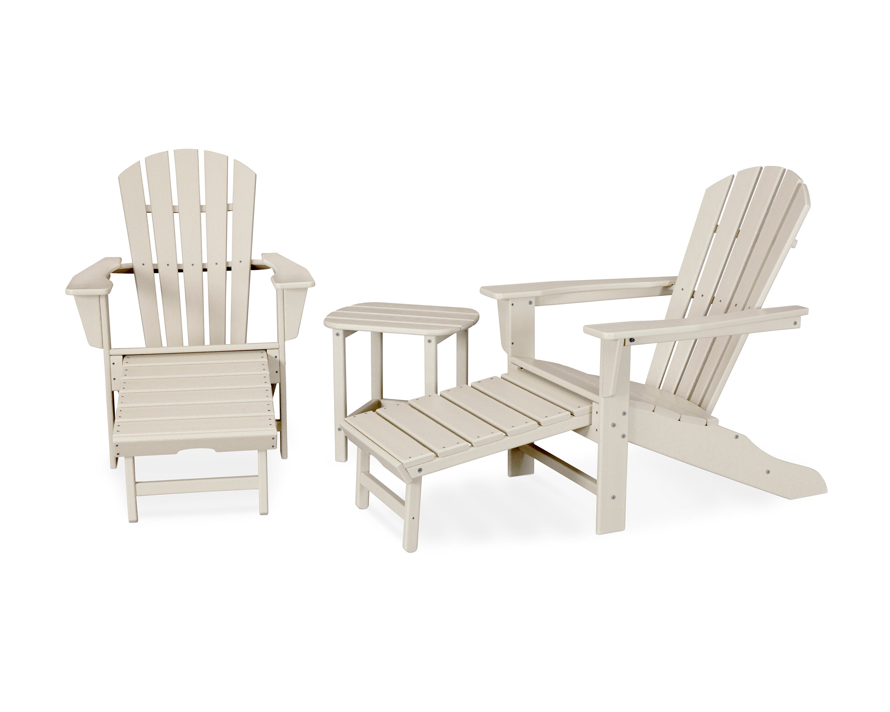 Palm Coast Ultimate Adirondack 3-Piece Set in Sand
