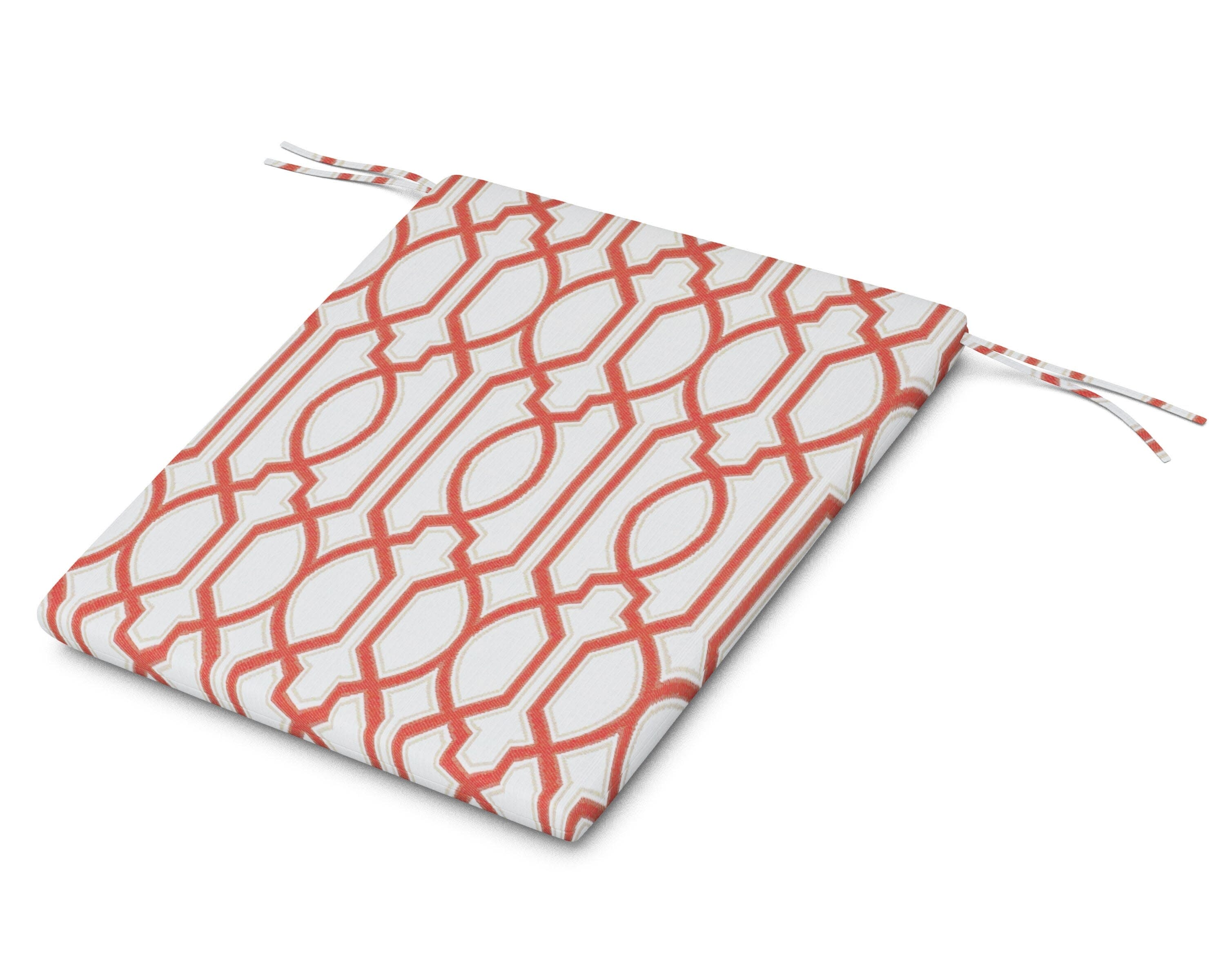 AL100 Seat Pad in Chelsey Trellis Coral
