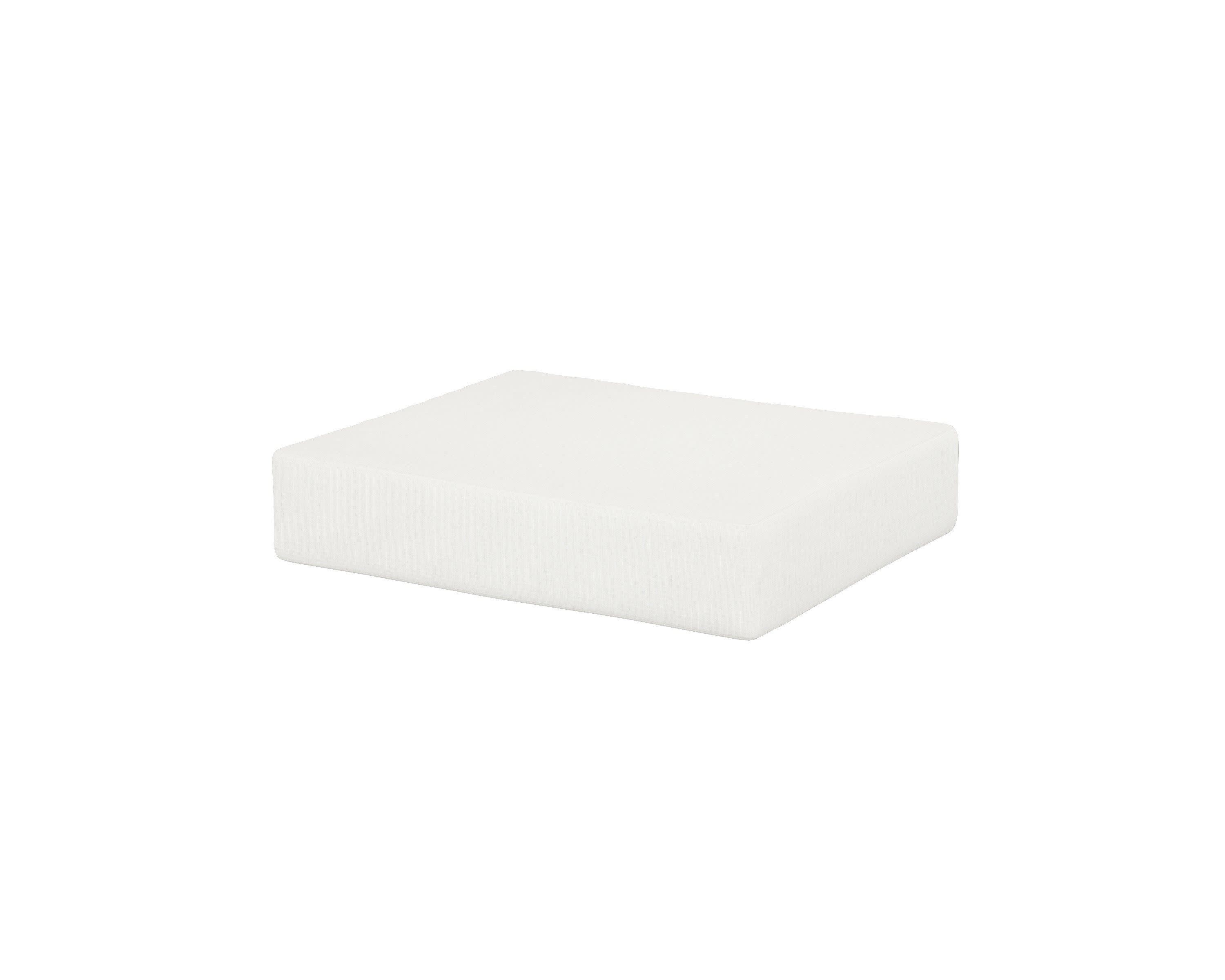 Acadia Ottoman Cushion in Natural Linen