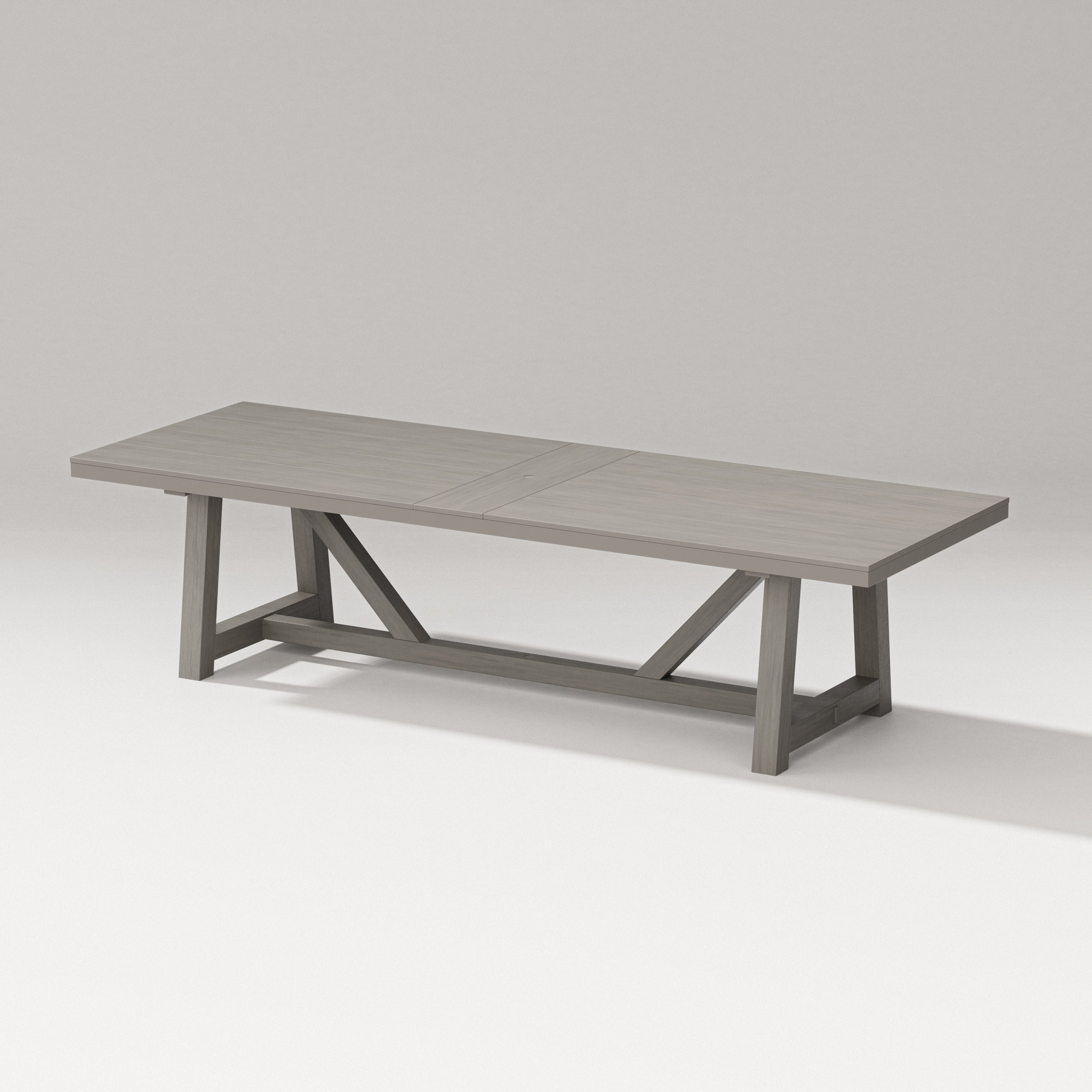 120" A-Frame Dining Table in Driftwood