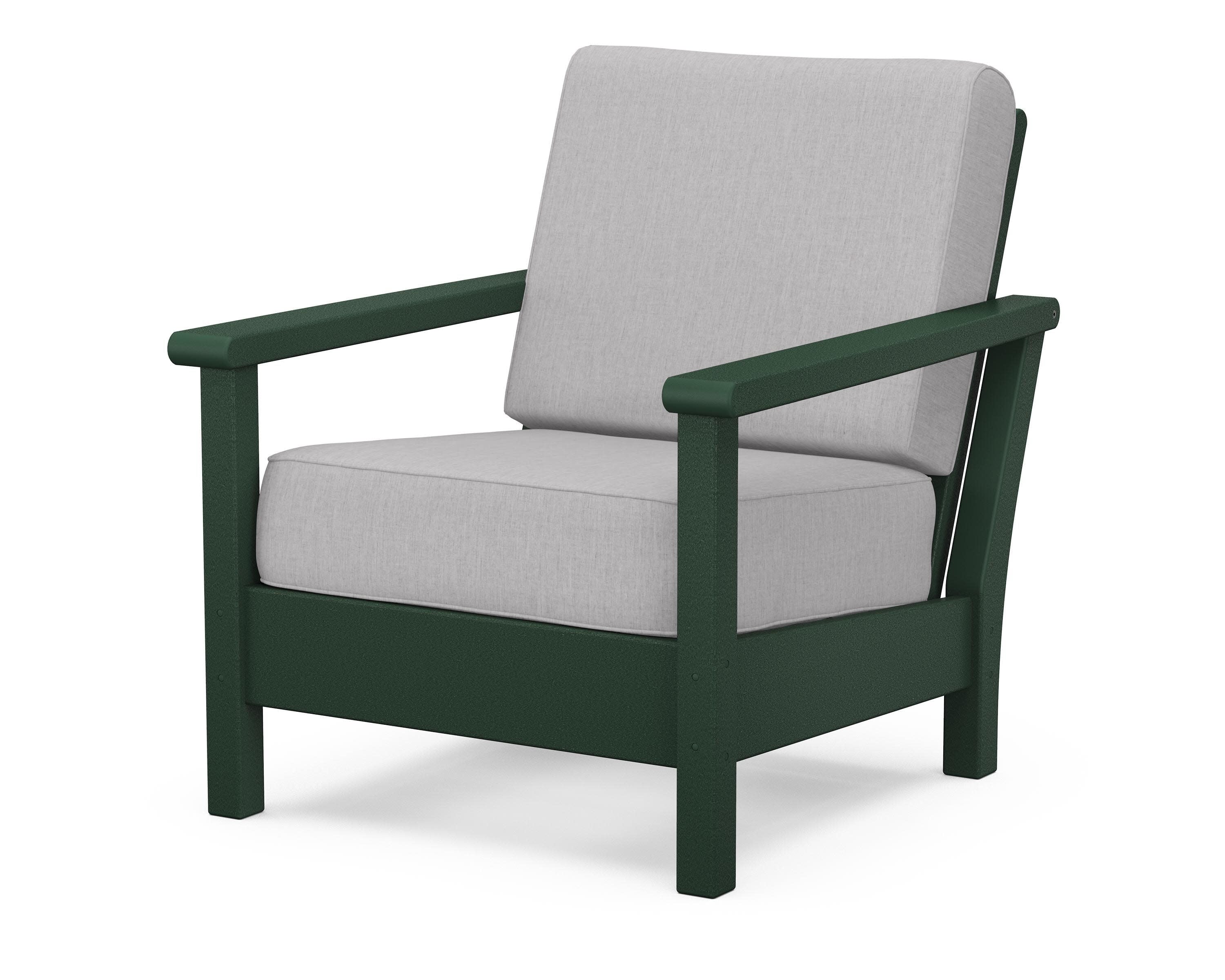 Harbour Deep Seating Chair in Green / Granite