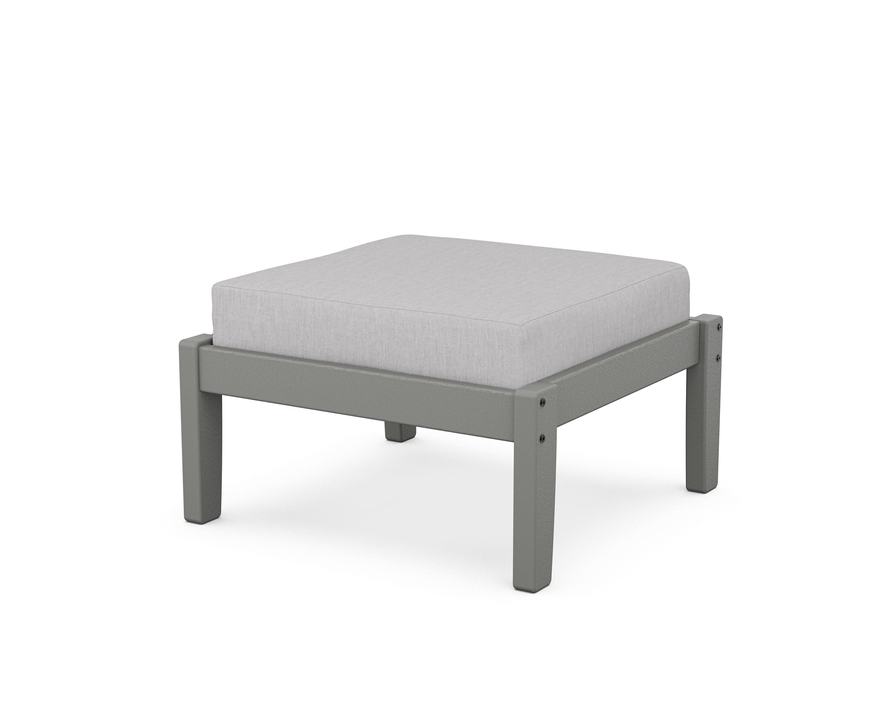 Deep Seating Ottoman in Slate Grey / Granite