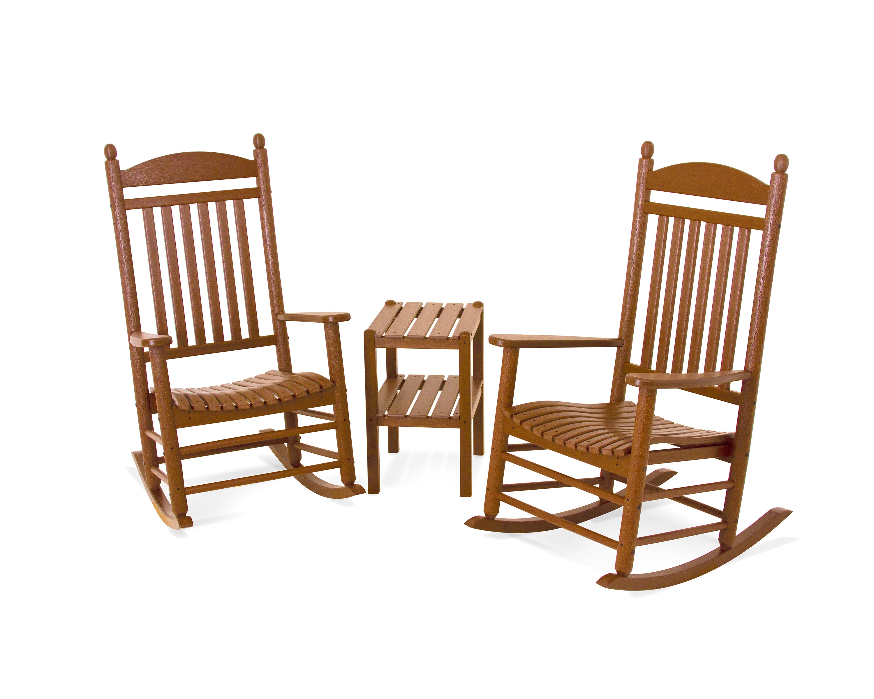 Jefferson 3-Piece Rocker Set in Teak