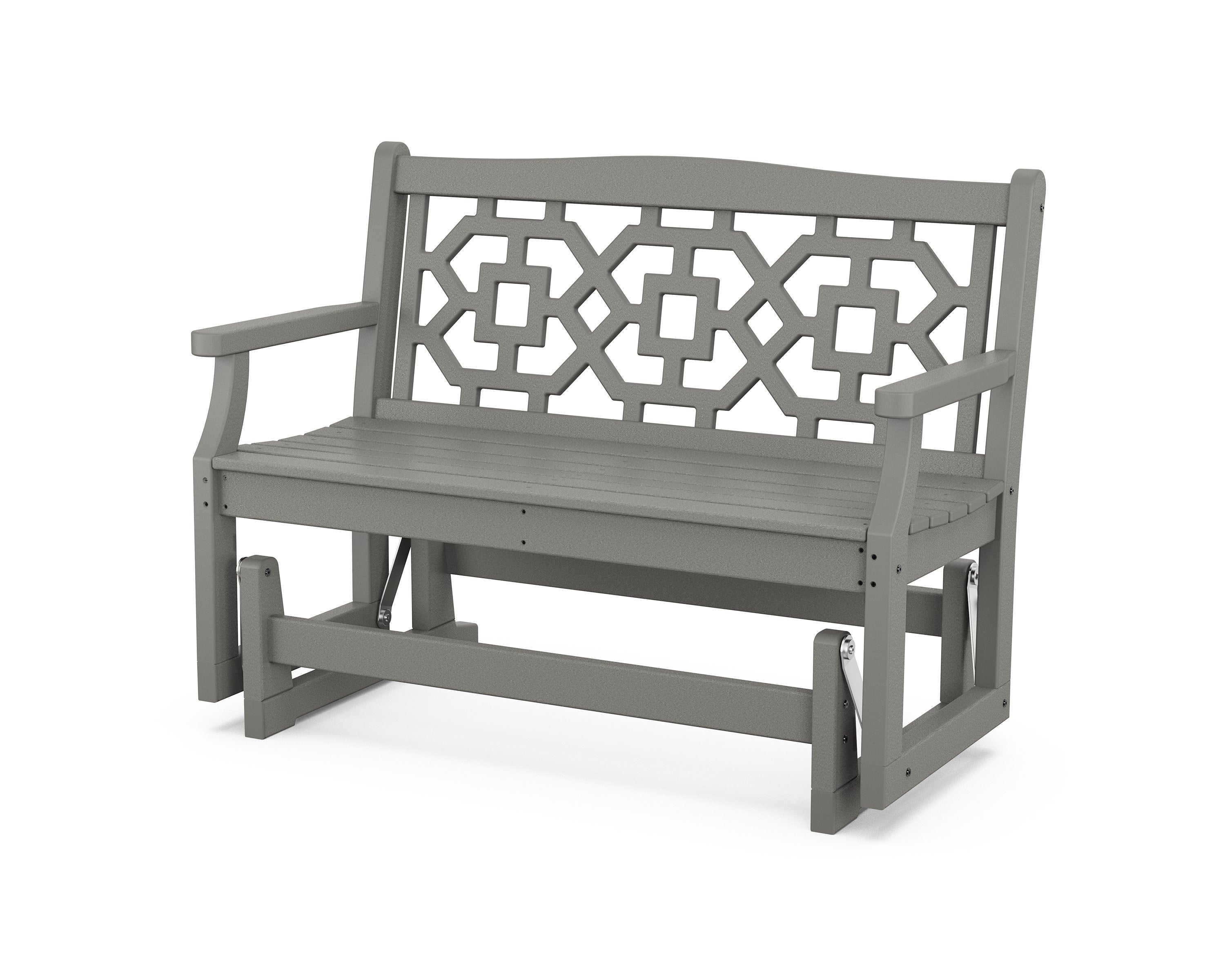 Chinoiserie 48" Glider in Slate Grey