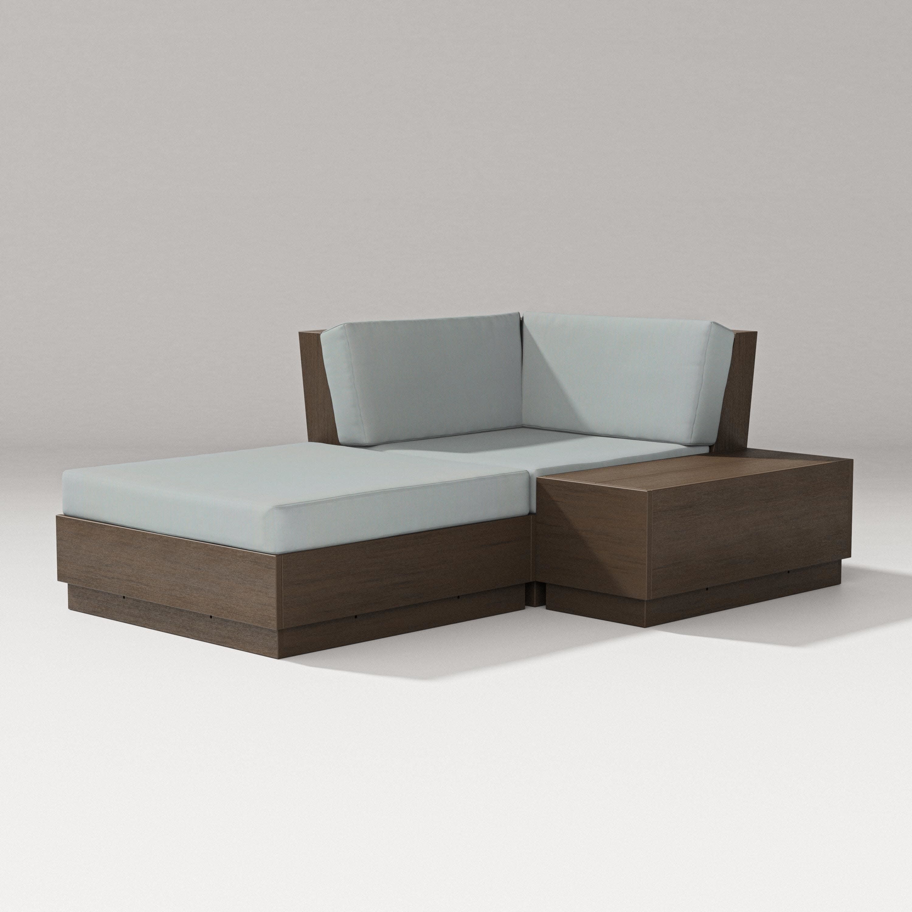 Elevate Corner Chaise in Kona / Spa