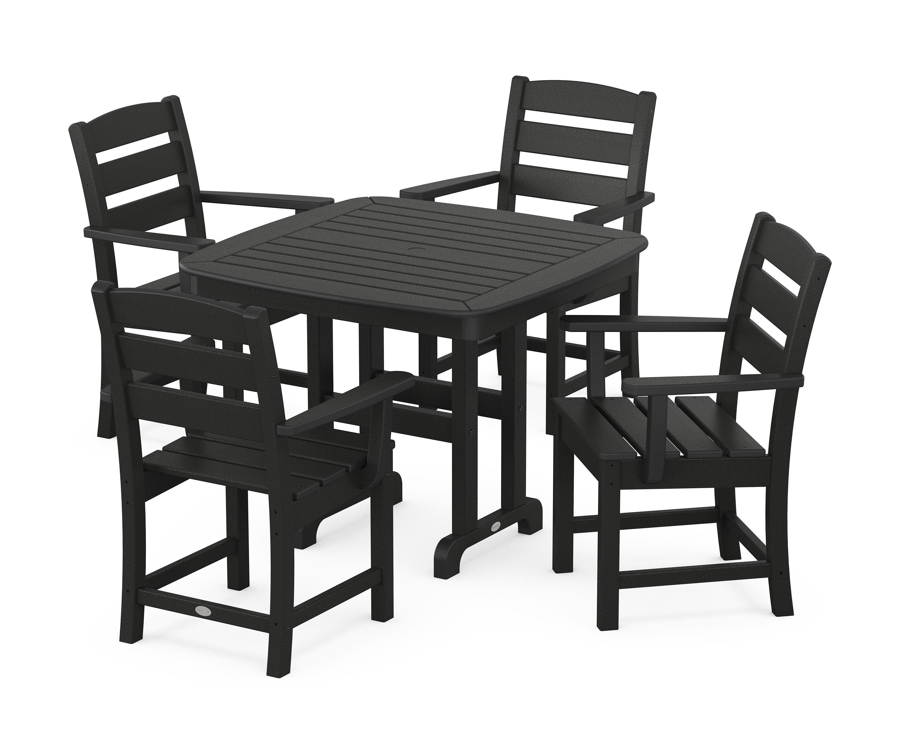 Lakeside 5-Piece Dining Set in Black