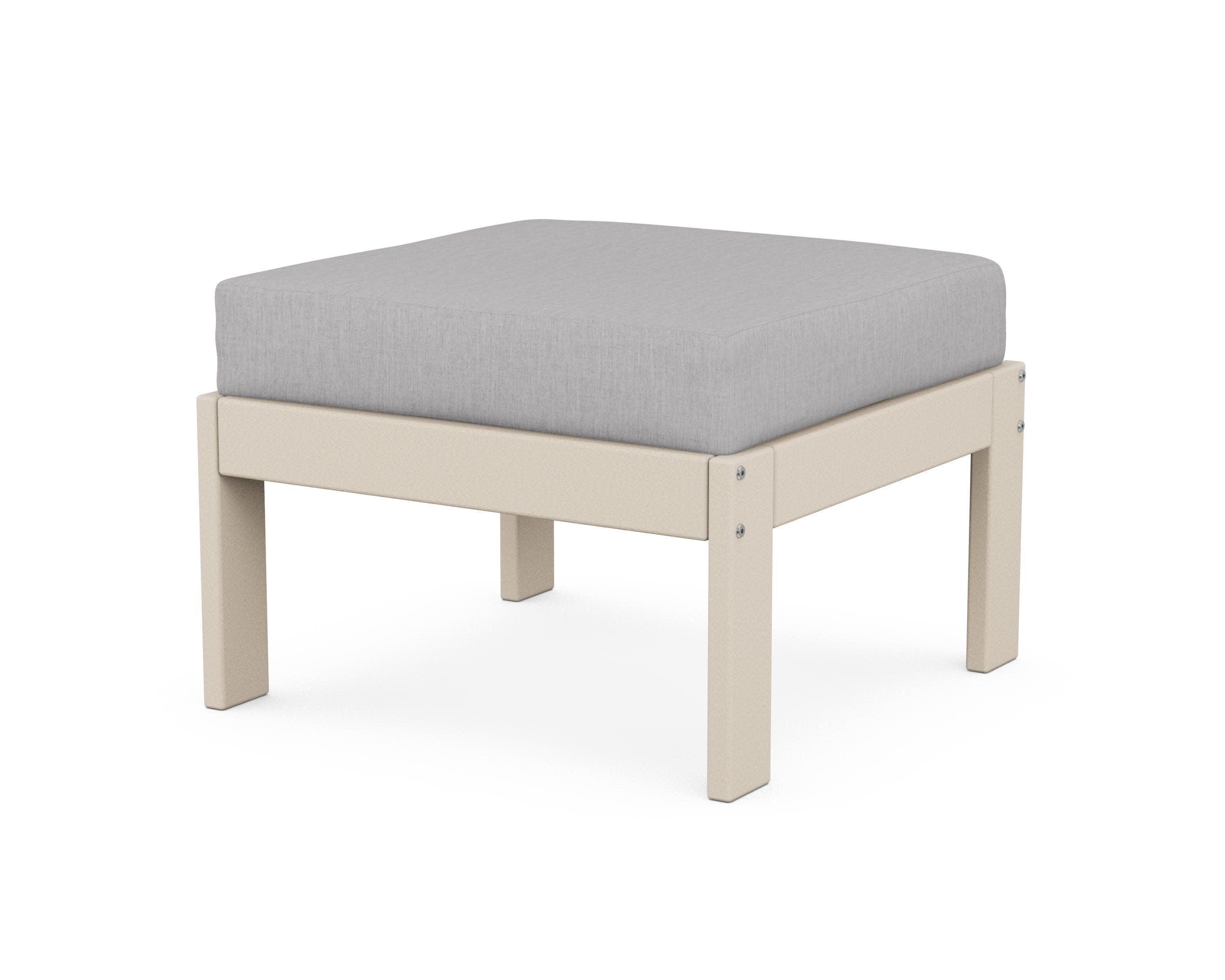 Vineyard Modular Ottoman in Sand / Granite