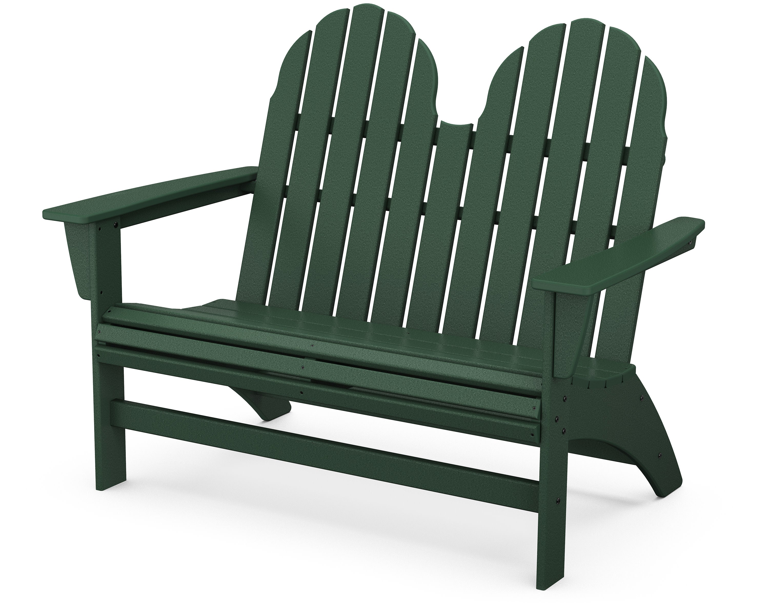 Vineyard 48" Adirondack Bench in Green