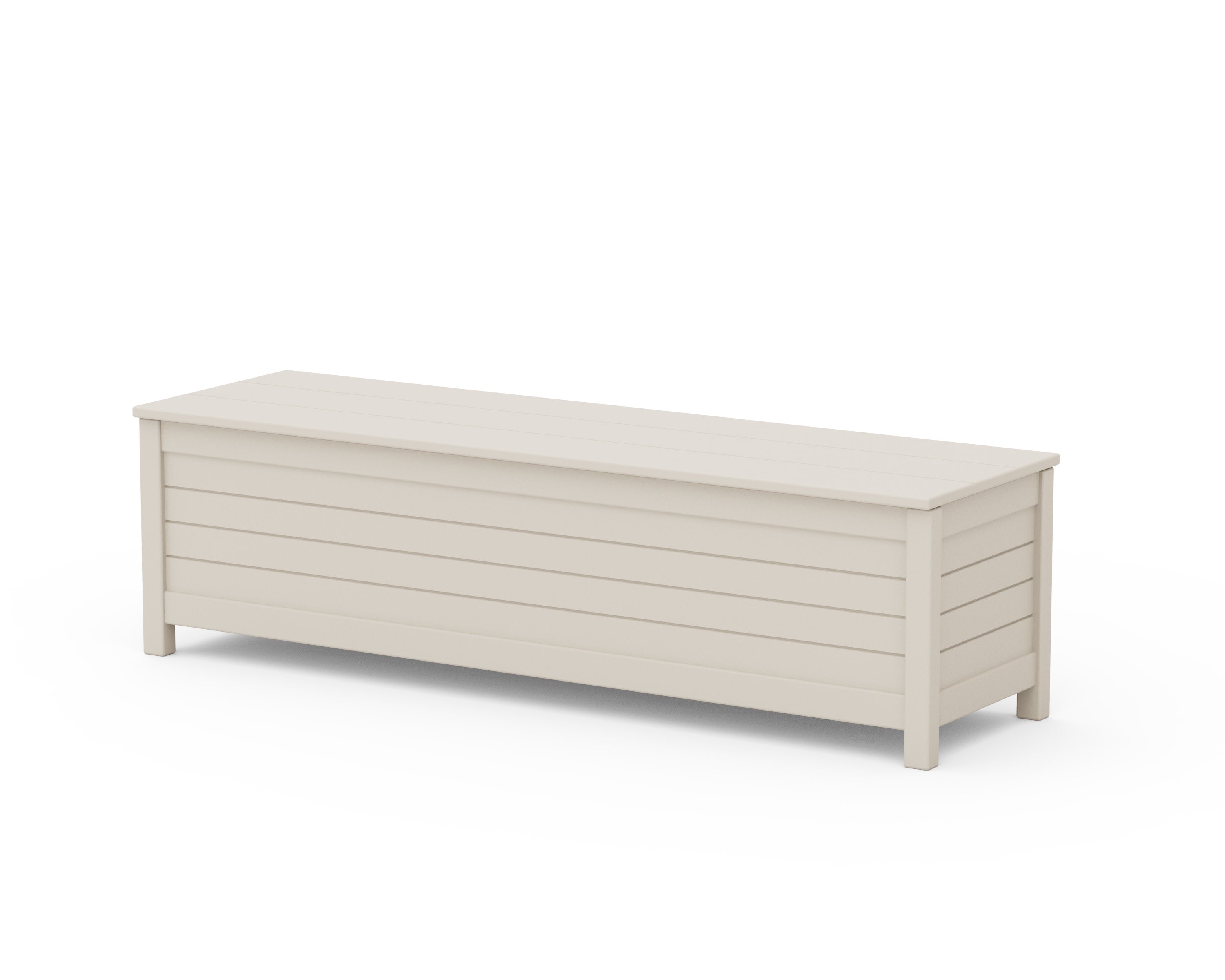 Nautical 60" Storage Bench in Sand