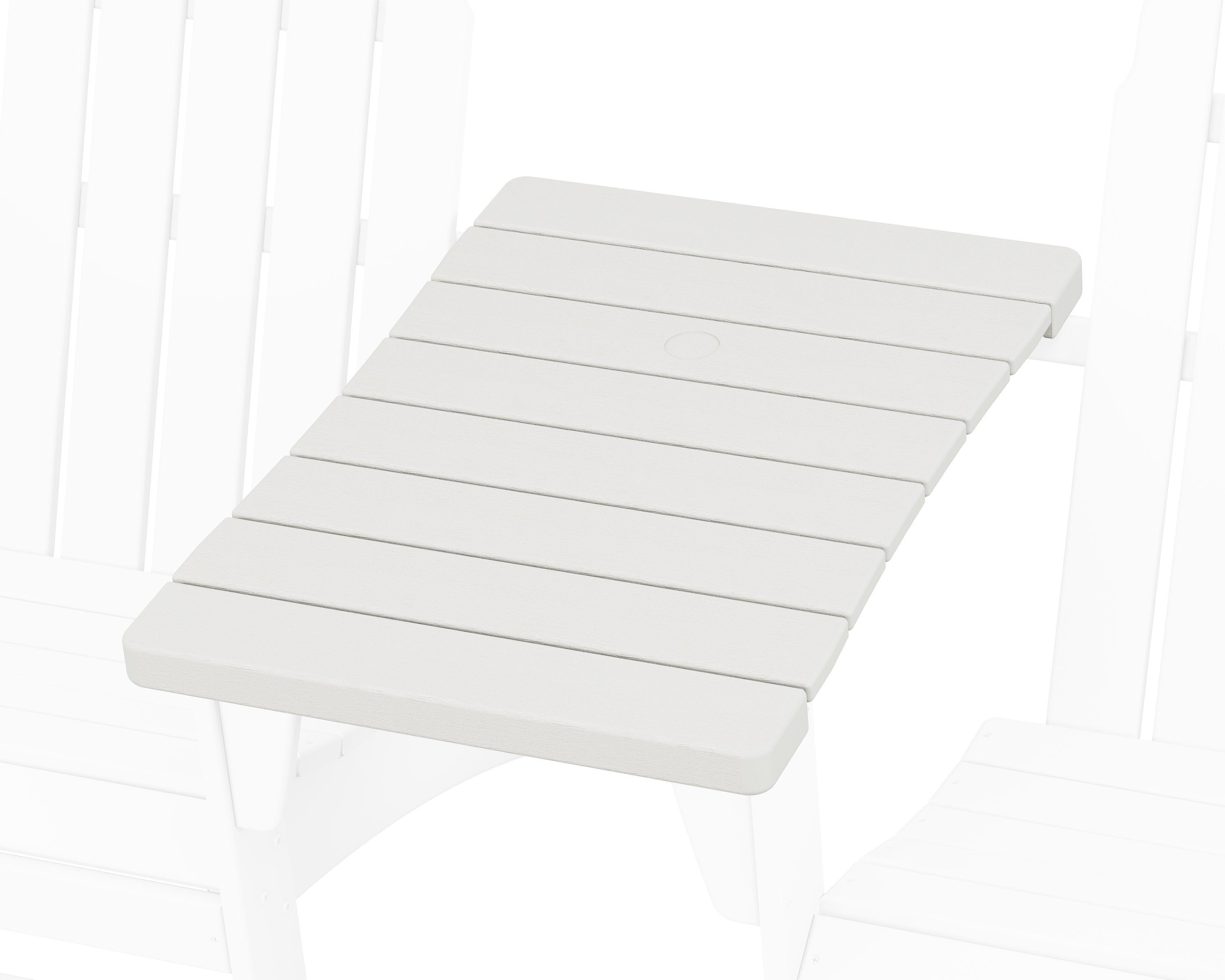 400 Series Straight Adirondack Connecting Table in Vintage White