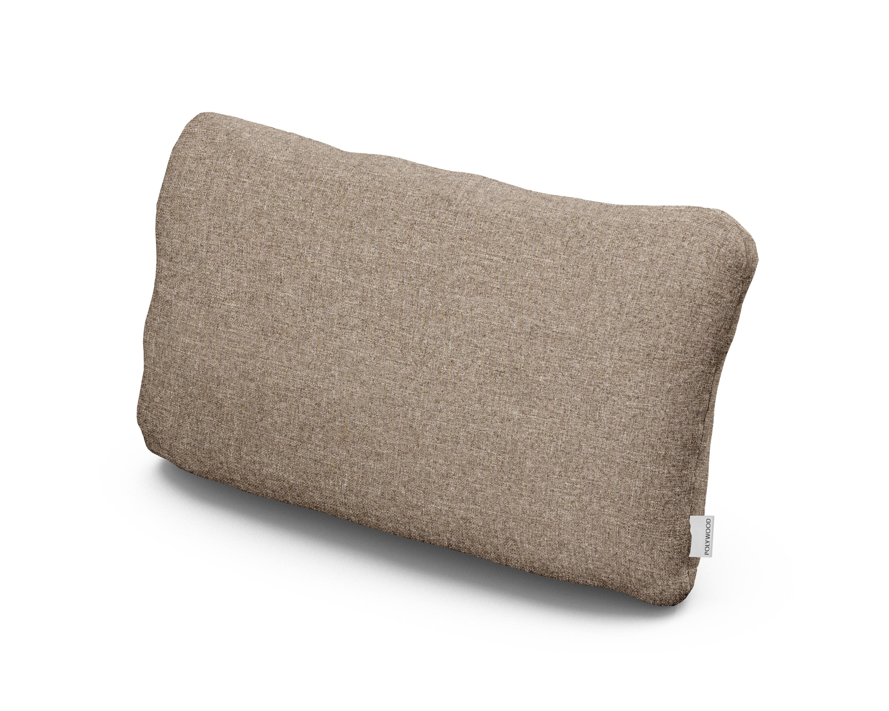 Outdoor Lumbar Pillow in Spiced Burlap